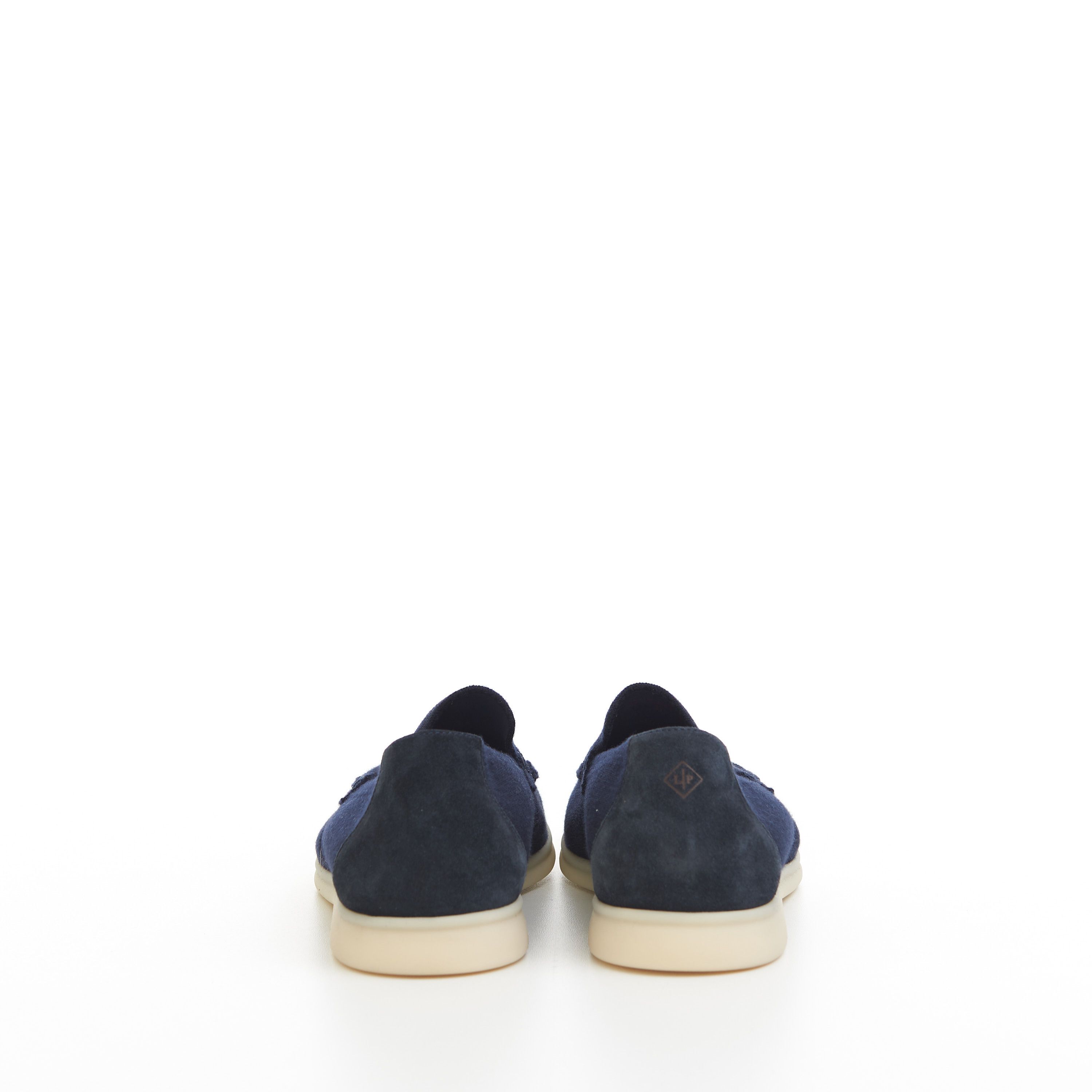 Loro Piana Summer Knitted Walk In Navy Blue Wish Wool Size US 7 / EU 40 - 8 Thumbnail
