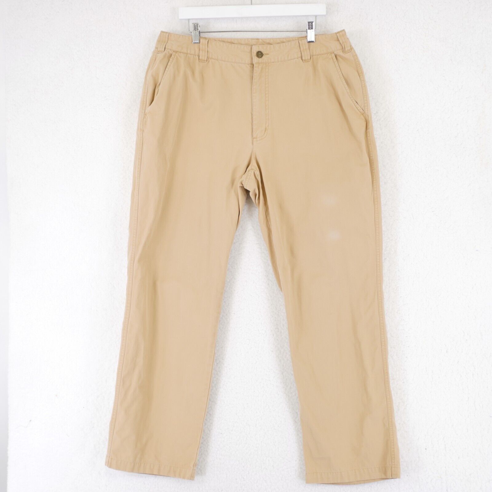 Orvis Orvis Cotton Tan Chino Pants 36/31 Flat Front Mid Rise Size US 36 / EU 52 - 1 Thumbnail