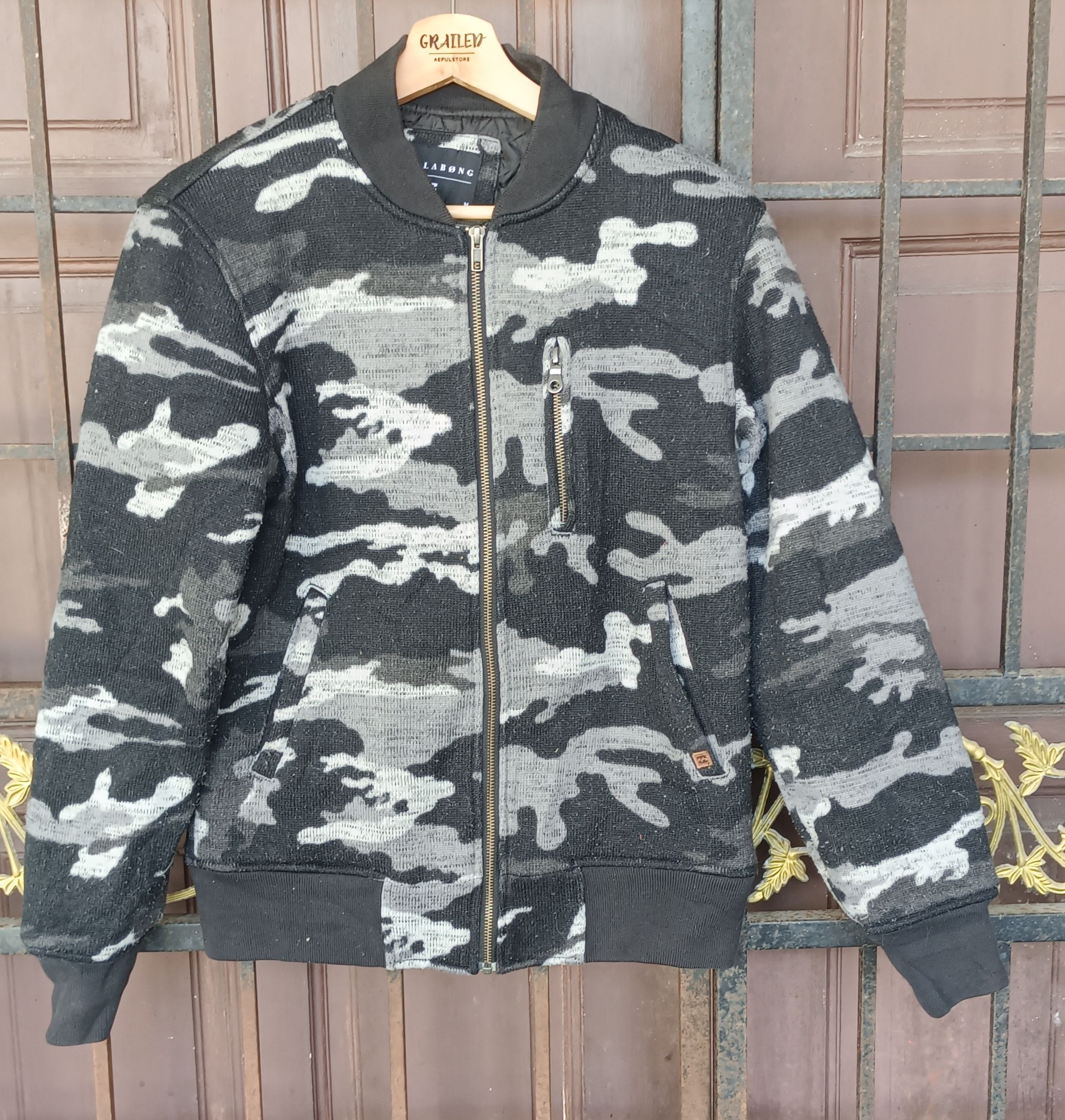 Billabong BILLABONG Surf Army Bomber Jacket Size US M / EU 48-50 / 2 - 1 Thumbnail