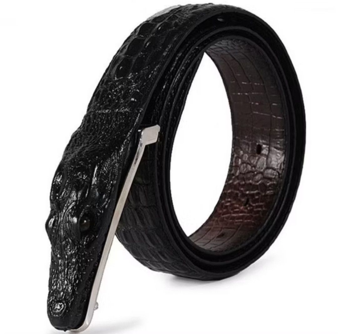 PPFM 💥Black colour crocodiles design belt Size ONE SIZE - 1 Preview