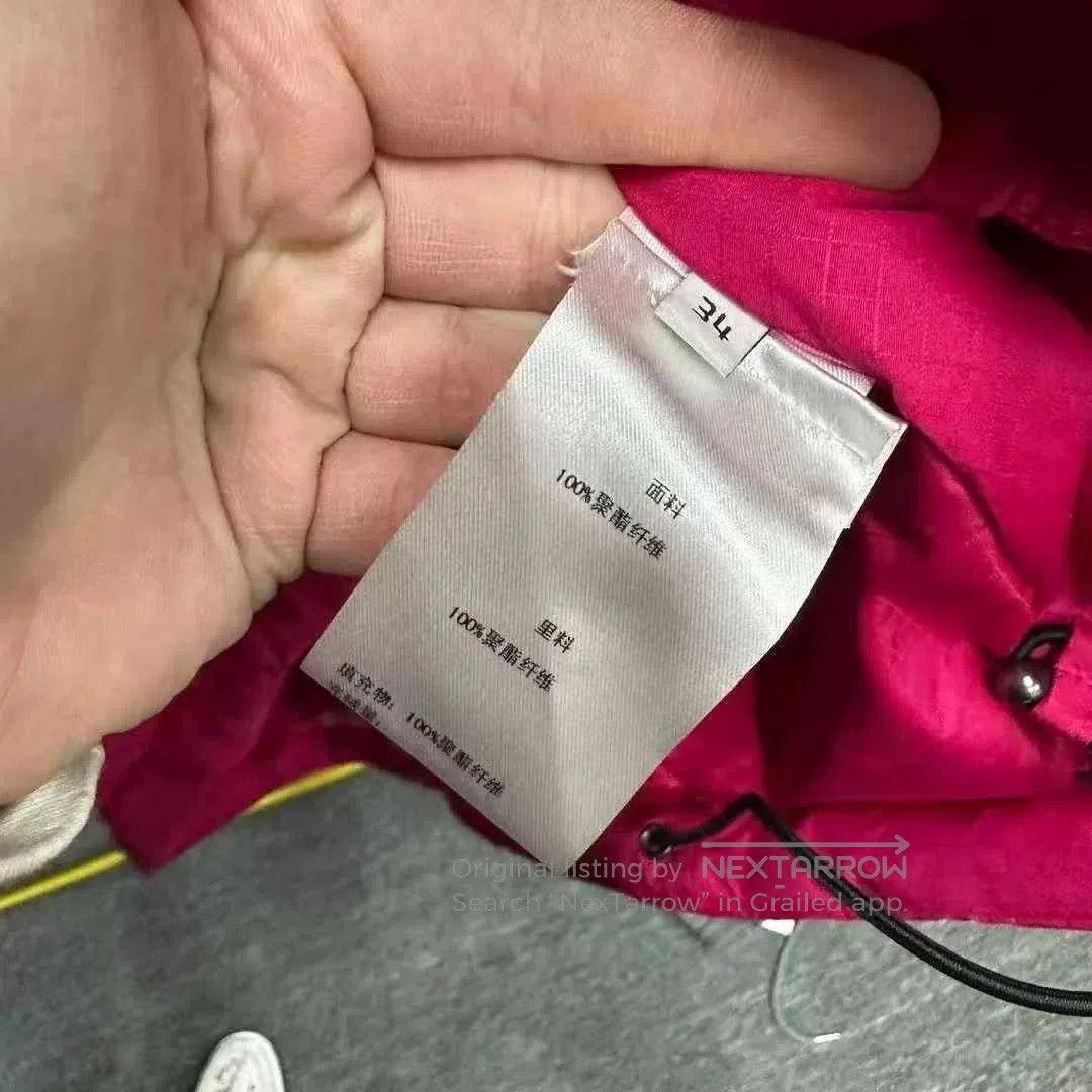 Balenciaga Balenciaga Pink Back Logo Down Jacket. Size XXS / US 00 / IT 34 - 3 Thumbnail