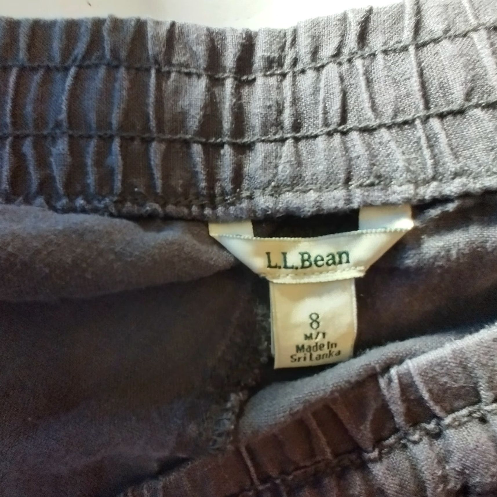 Vintage VINTAGE L.L. Bean Women's Pants Size 8 Linen Gray Straight Fit Casual Workwear Spring Summer Size 30" / US 8 / IT 44 - 6 Thumbnail