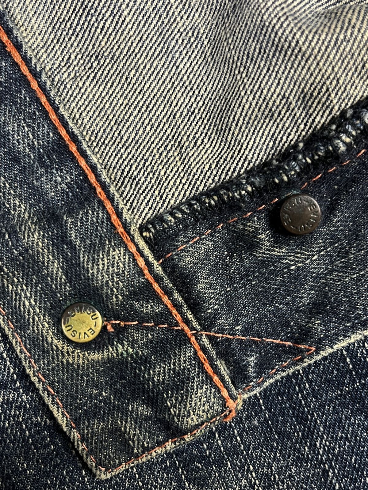 Evisu Evisu Genes Osaka Distressed Wash Jeans Size US 30 / EU 46 - 7 Thumbnail