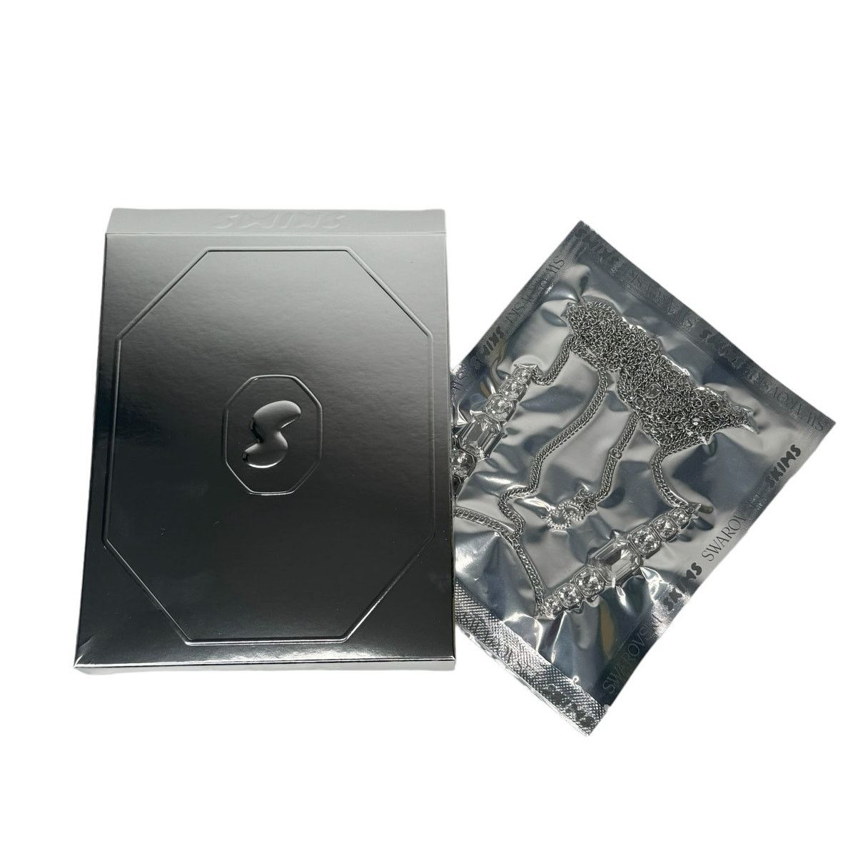 Swarovski Swarovski x SKIMS V BODY CHAIN (Silver) Size ONE SIZE - 1 Thumbnail