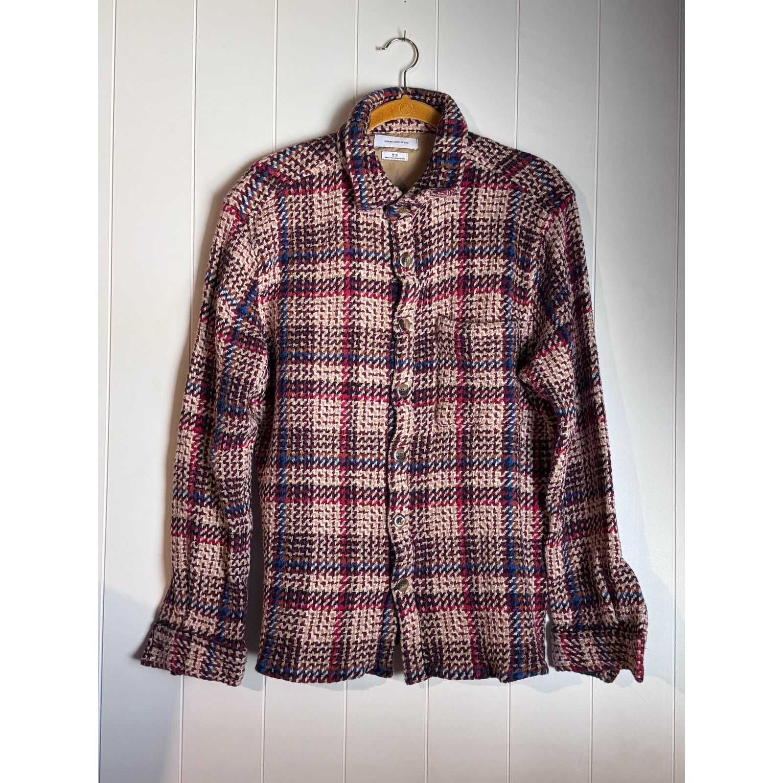 Urban Outfitters Urban Outfitters Plaid Shacket Mens Medium Size US M / EU 48-50 / 2 - 11 Thumbnail