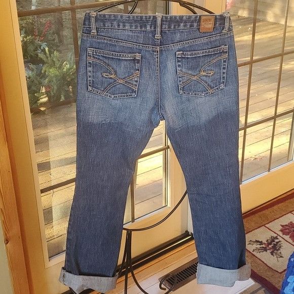 BKE BKE Elite Embroidered Sz. 33 x32.5 Flared Blue Jeans Size US 33 - 5 Thumbnail