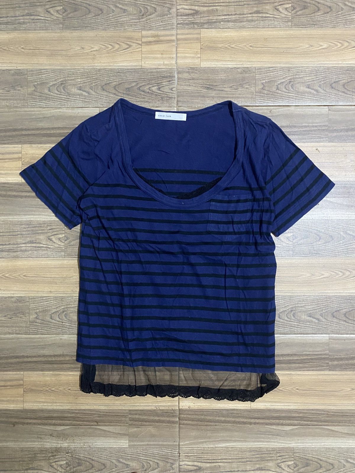 Sacai SACAI DOUBLE LAYERED TSHIRT Size ONE SIZE - 1 Thumbnail