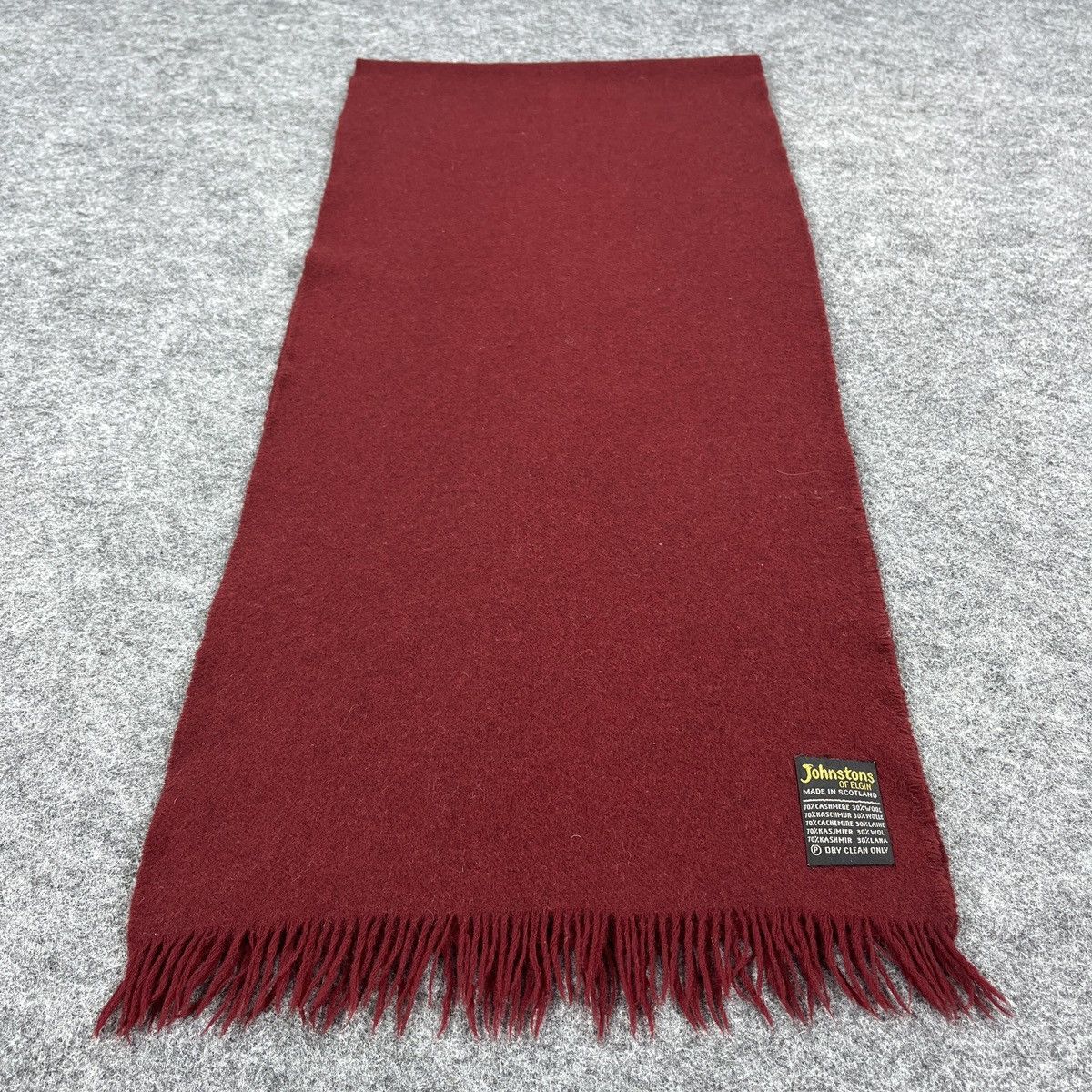 Johnstons Of Elgin × Vintage Johnstons Of Elgin Scarf / Muffler / Neckwear T1005 Size ONE SIZE - 1 Thumbnail
