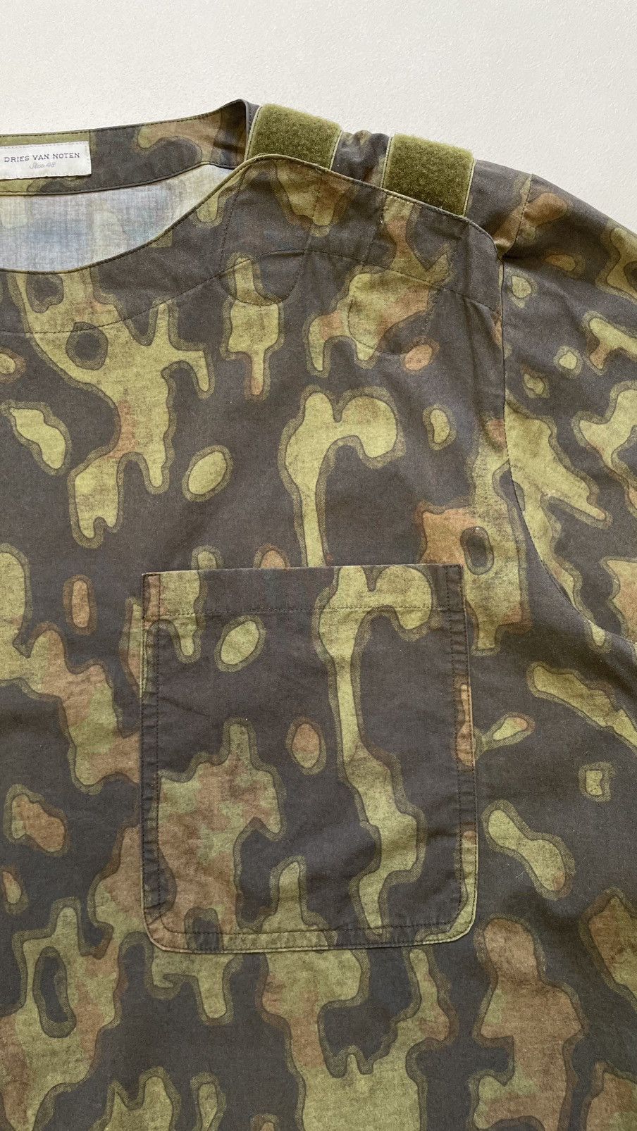 Dries Van Noten S/S 13 Camo Print Utility Top Size US M / EU 48-50 / 2 - 6 Thumbnail