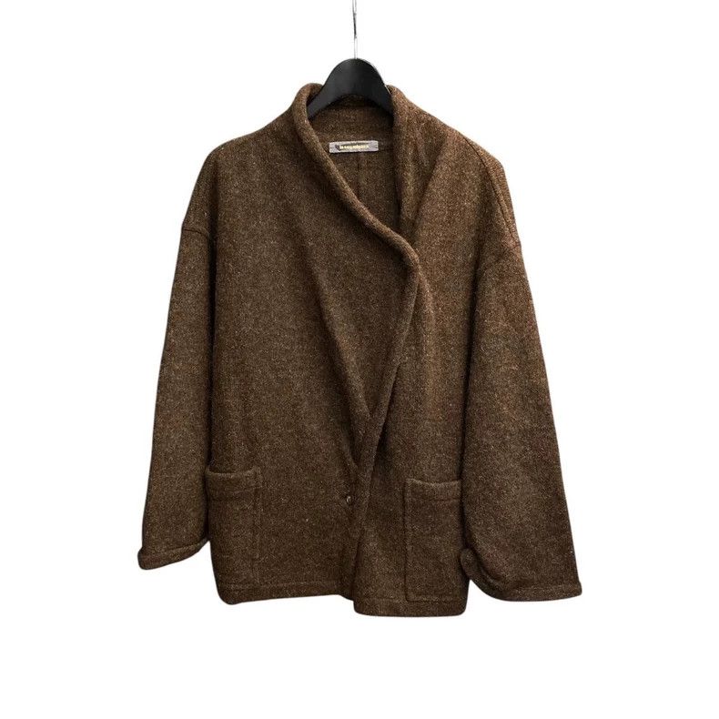 Issey Miyake Issey Miyake size:9 Brown wool cardigan Size US XXS / EU 40 - 1 Thumbnail