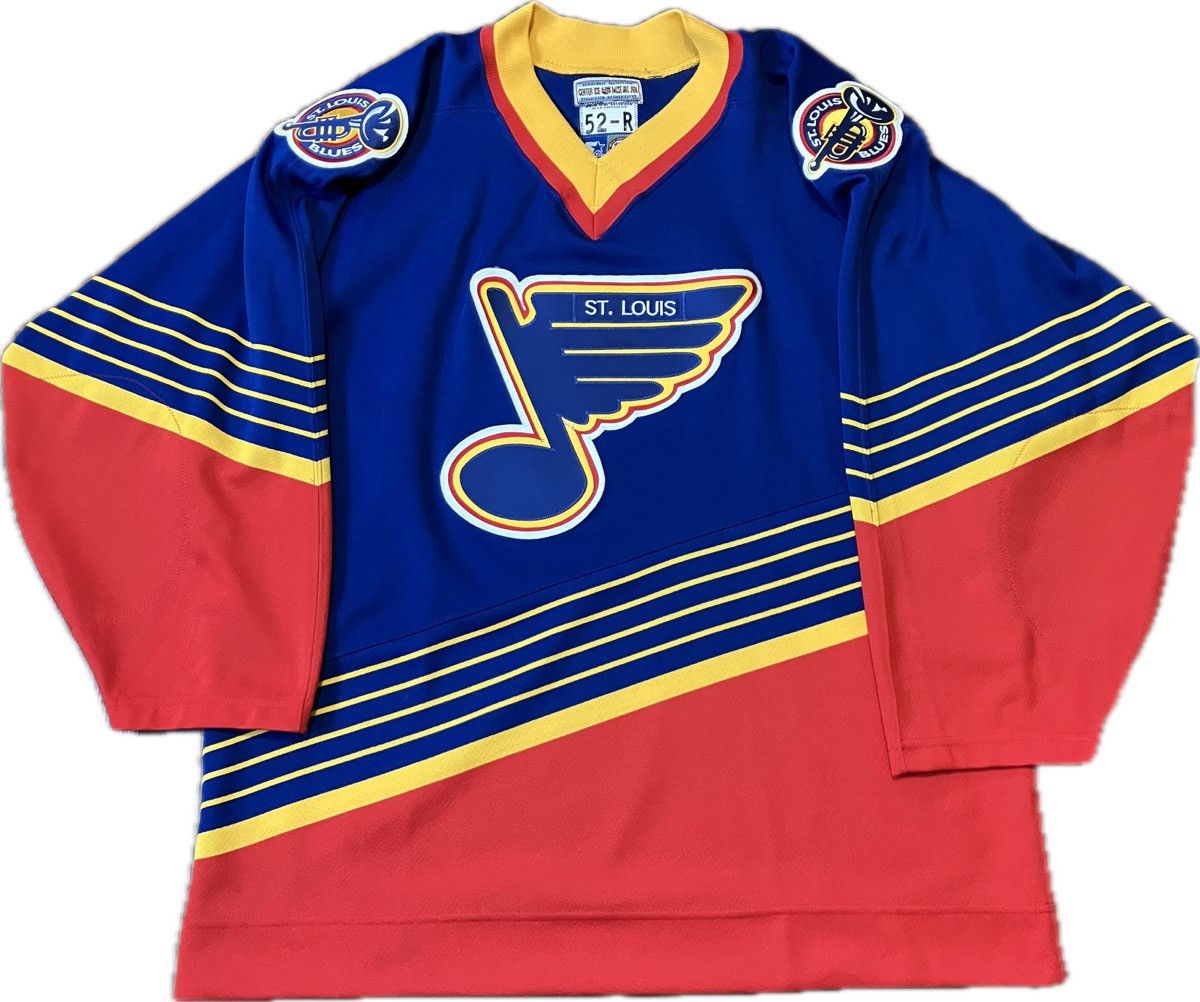 image of St Louis Blues Starter Center Ice Nhl Hockey Jersey Size 52R, Men's