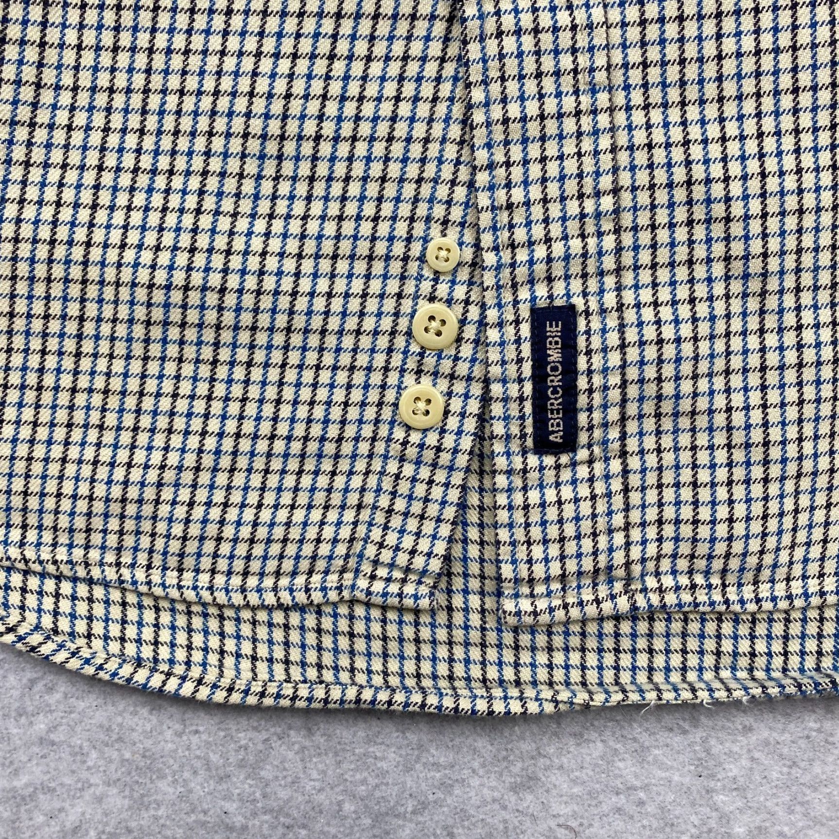 Abercrombie & Fitch Abercrombie & Fitch Shirt Mens M Flannel Button-Up Check Multicolor Size US M / EU 48-50 / 2 - 5 Thumbnail