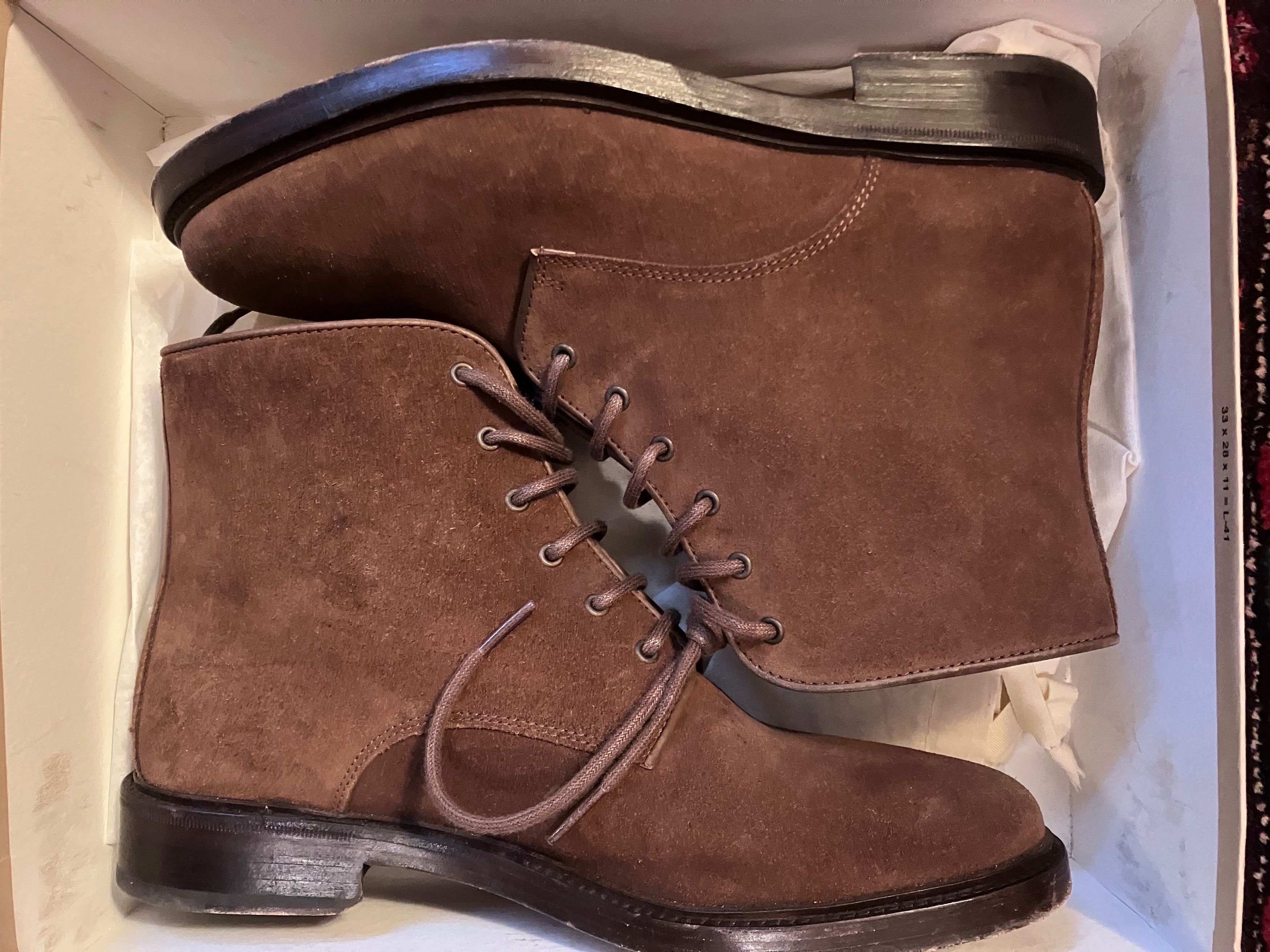 A.P.C. APC Varenne Suede Boots Size US 9 / EU 42 - 2 Thumbnail