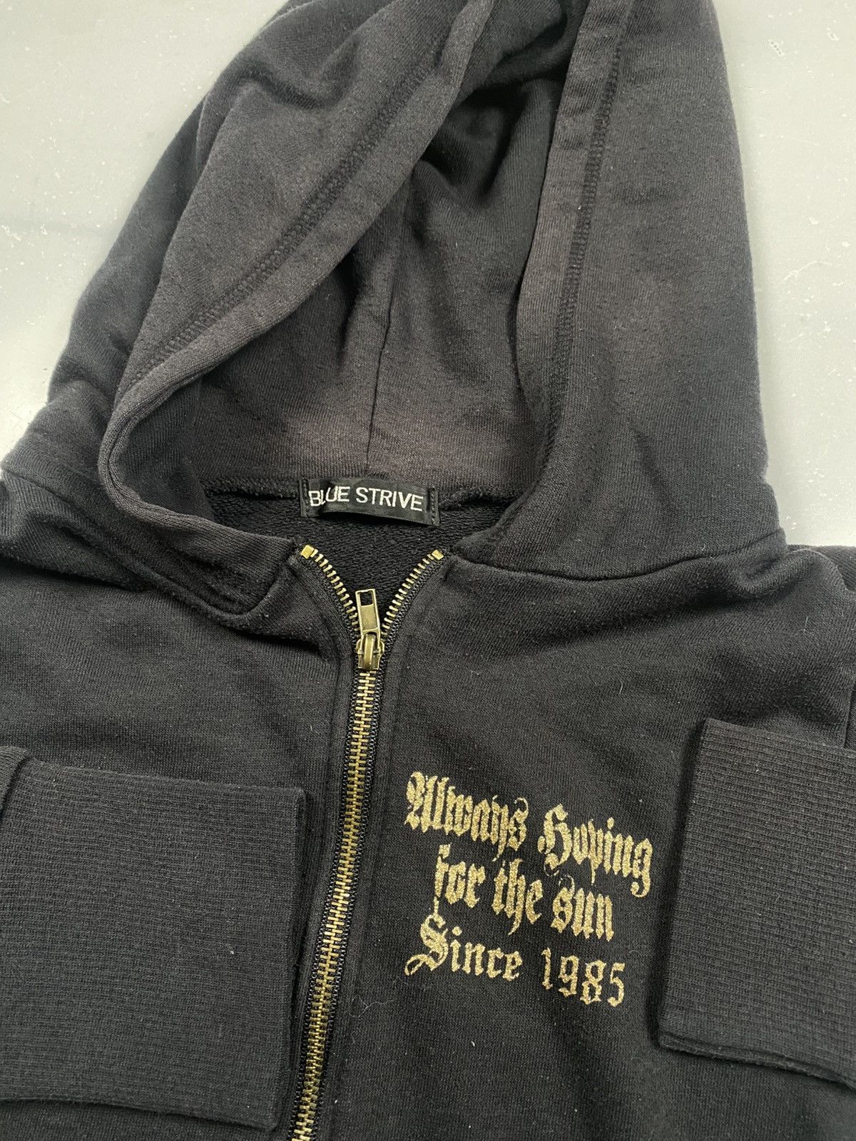 Other y2k Blue Strive LGB Ifsixwasnine Poem Wording Zip Up Size S / US 4 / IT 40 - 4 Thumbnail