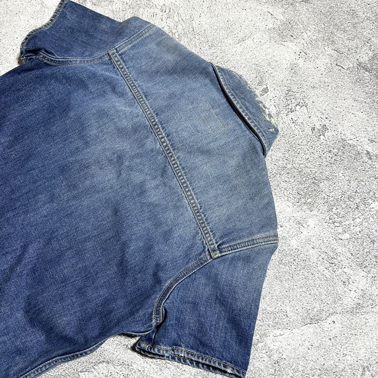 Saint Laurent Paris SAINT LAURENT PARIS Vintage Dresses Blue Denim Size L / US 10 / IT 46 - 24 Thumbnail