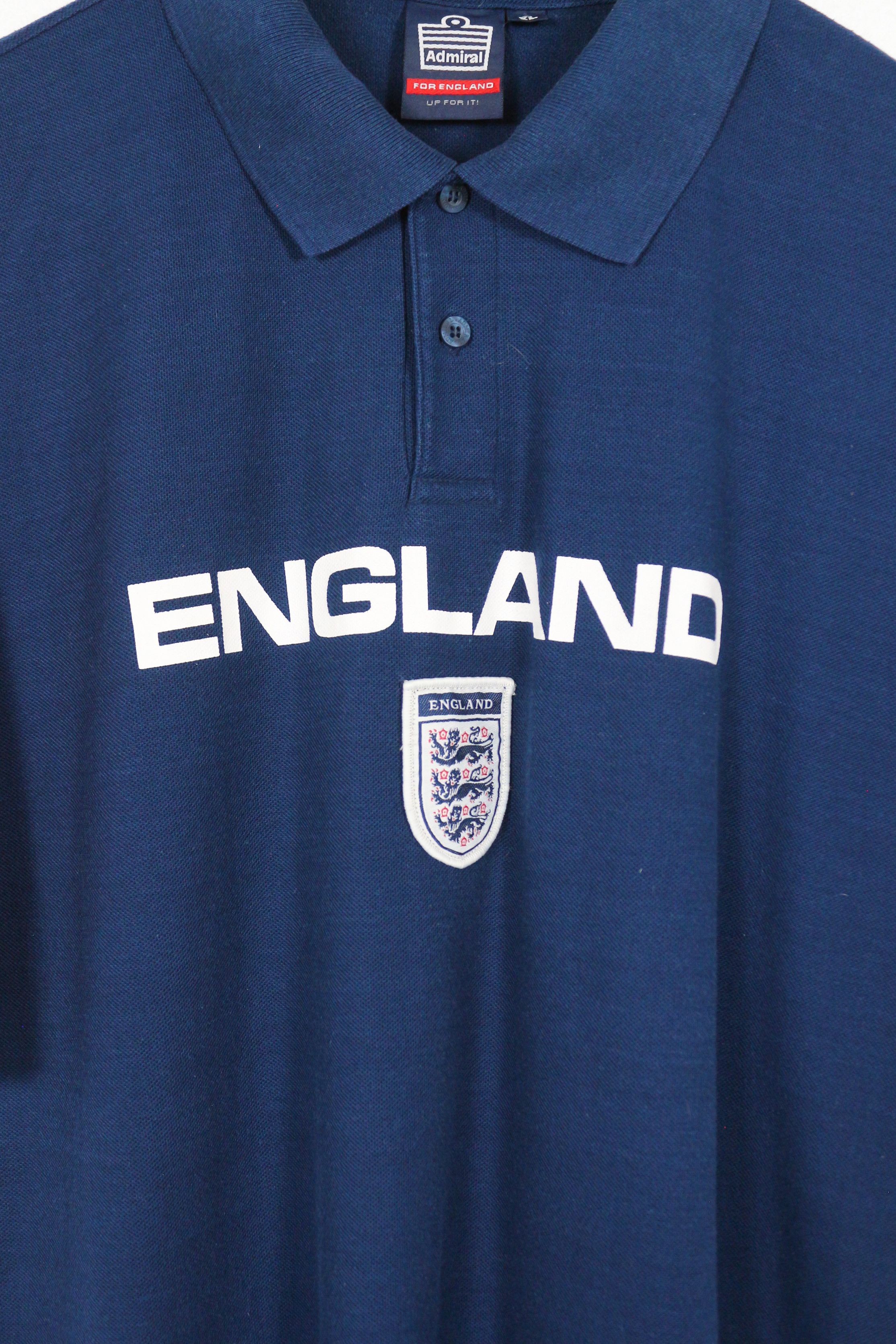 Vintage Vintage England Admiral Rugby Polo British Shirt 90s Size US M / EU 48-50 / 2 - 2 Thumbnail