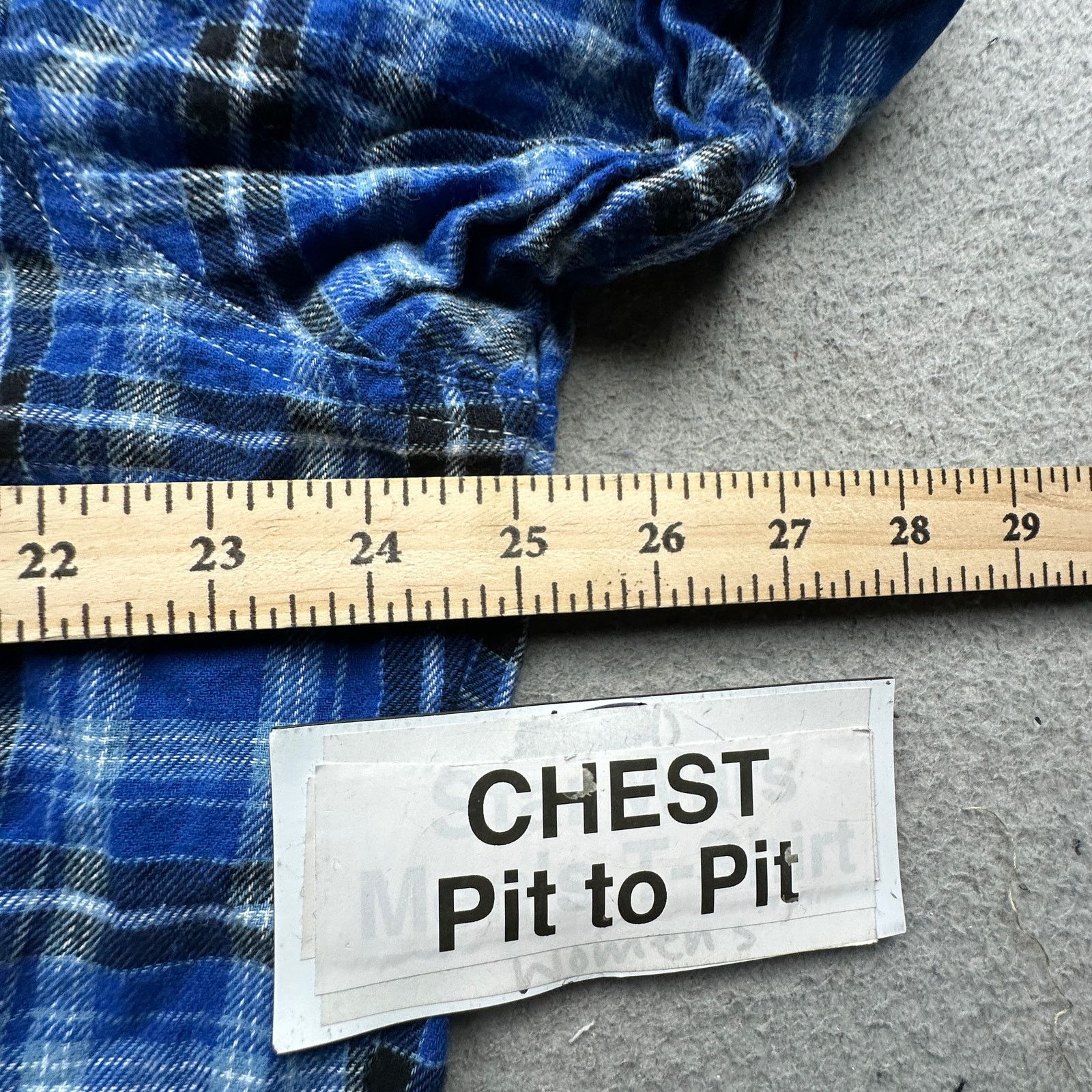 Wrangler Wrangler Pearl Snap Plaid Flannel Shirt Mens XL Blue Black Size US XL / EU 56 / 4 - 4 Thumbnail