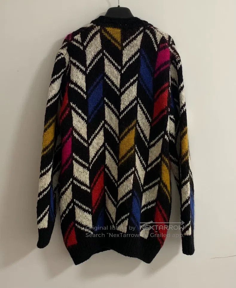 Saint Laurent Paris Saint Laurent Paris Color block mohair knit cardigan Size US M / EU 48-50 / 2 - 2 Thumbnail