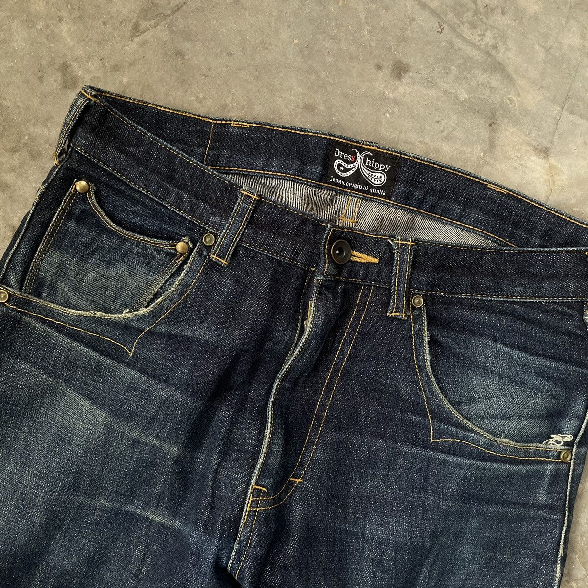 Japanese Brand Dress hippy denim jean Size US 31 - 6 Thumbnail