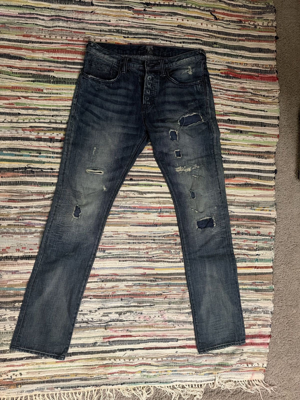 Prps Indigo Repair Denim Size US 32 / EU 48 - 1 Thumbnail