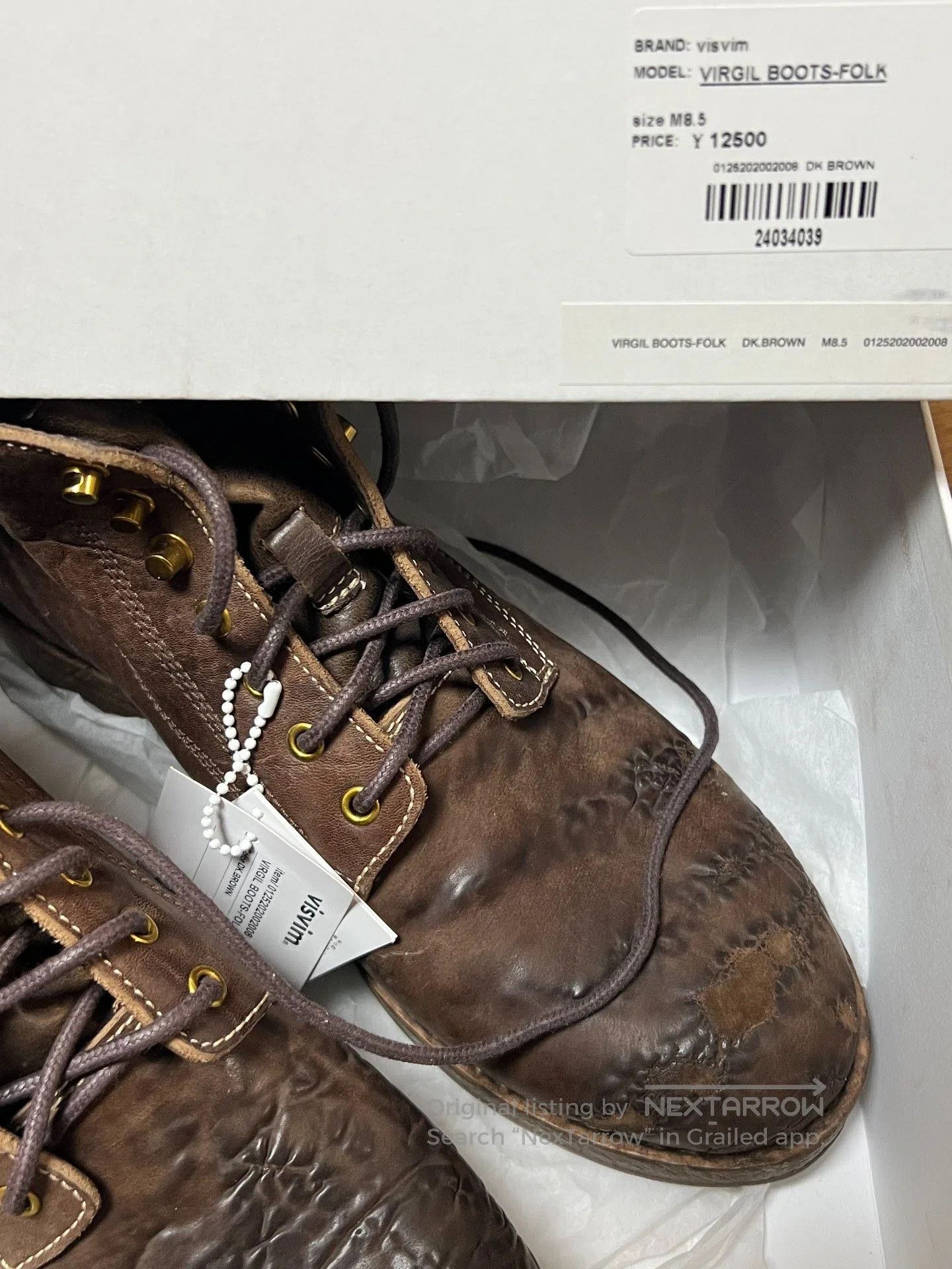 Visvim VISVIM 25AW VIRGIL BOOTS FOLK. Size US 8.5 / EU 41-42 - 9 Thumbnail