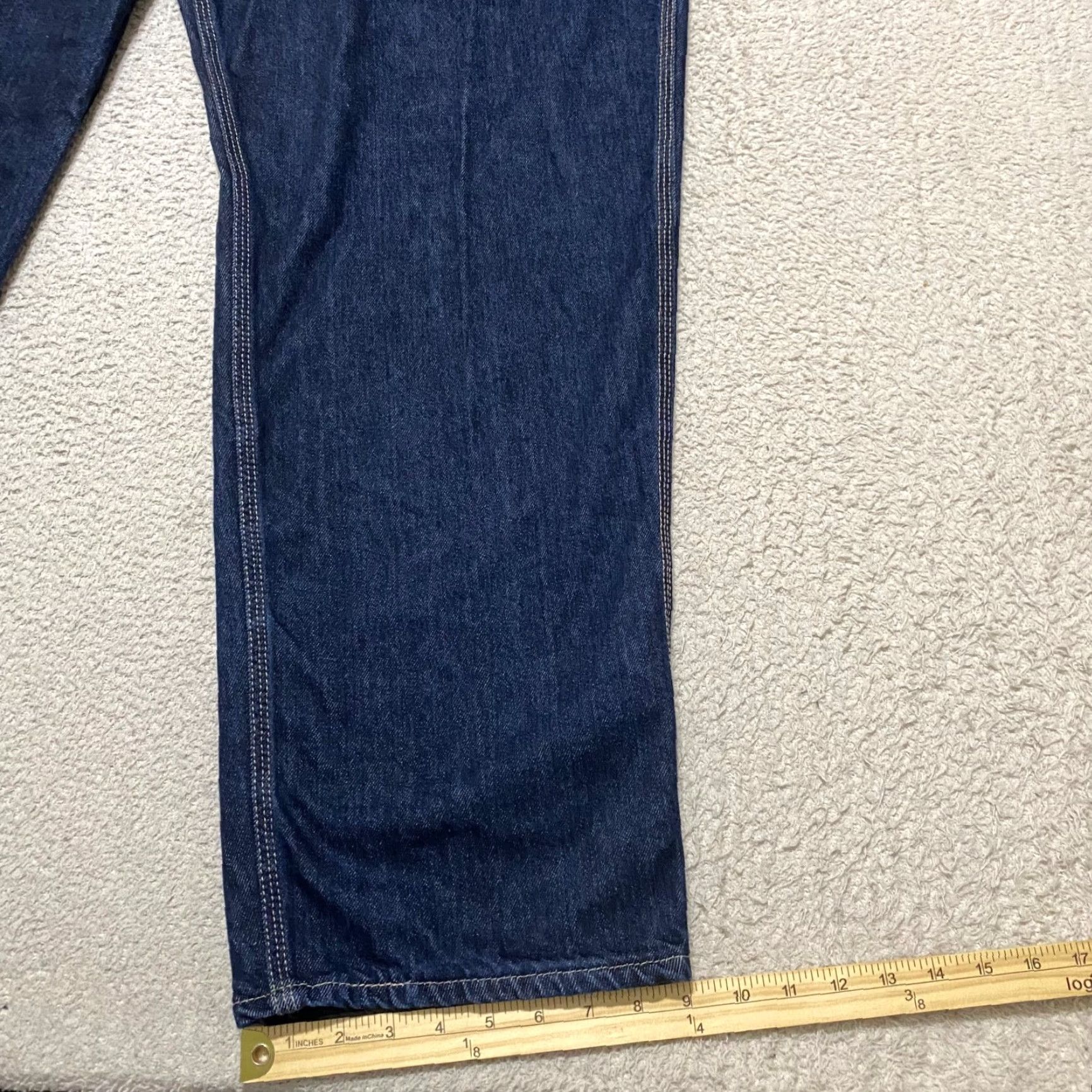 Denime Tyndale Jeans Men 42x30 Blue Denim Straight Arc Rated 15 Flame Resistant 5-Pocket Design Tight Size US 42 / EU 58 - 5 Thumbnail