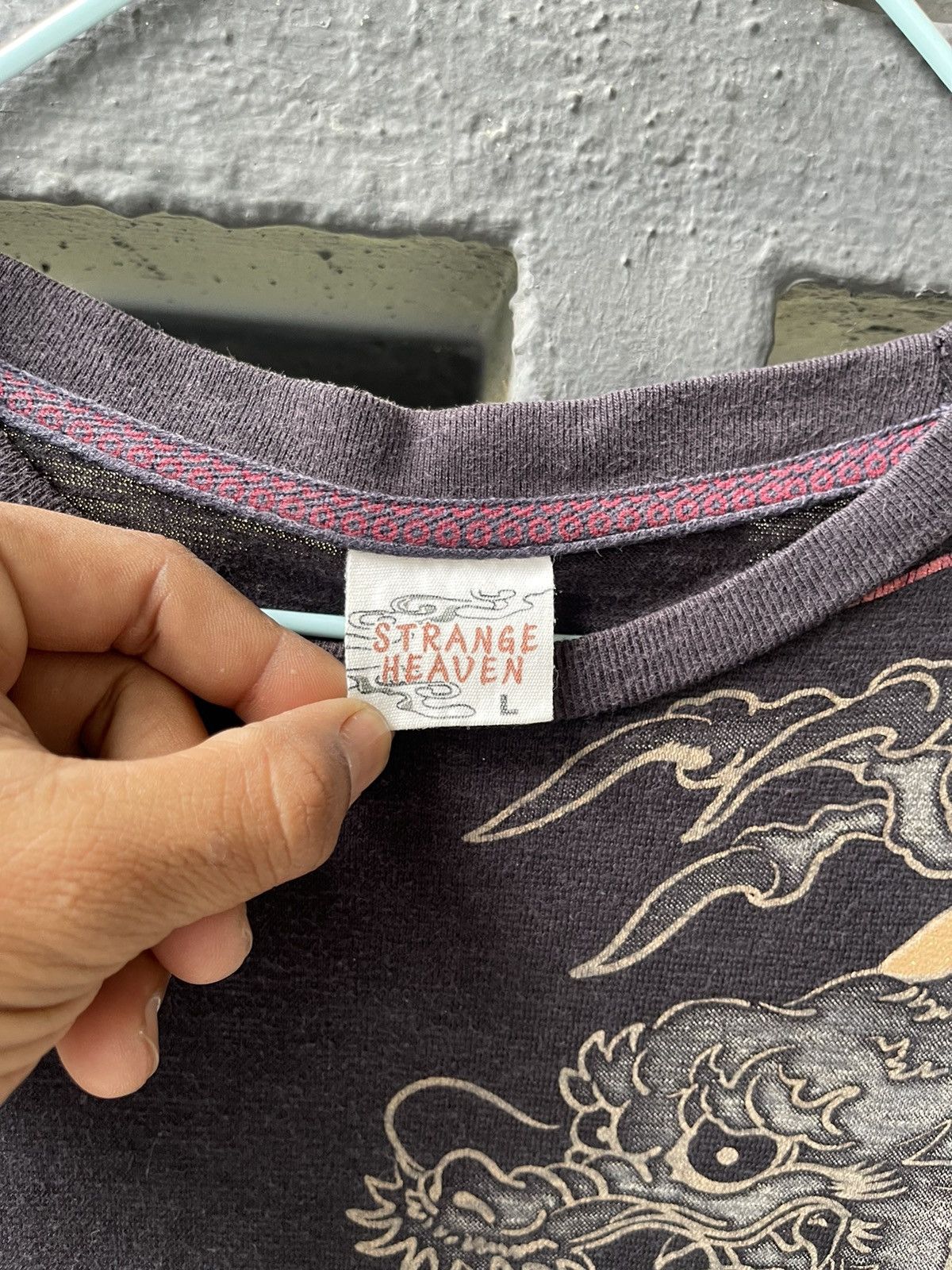 Japanese Brand × Vintage Sukajan dragon x koi fish motif longsleeve shirt Size US L / EU 52-54 / 3 - 3 Thumbnail