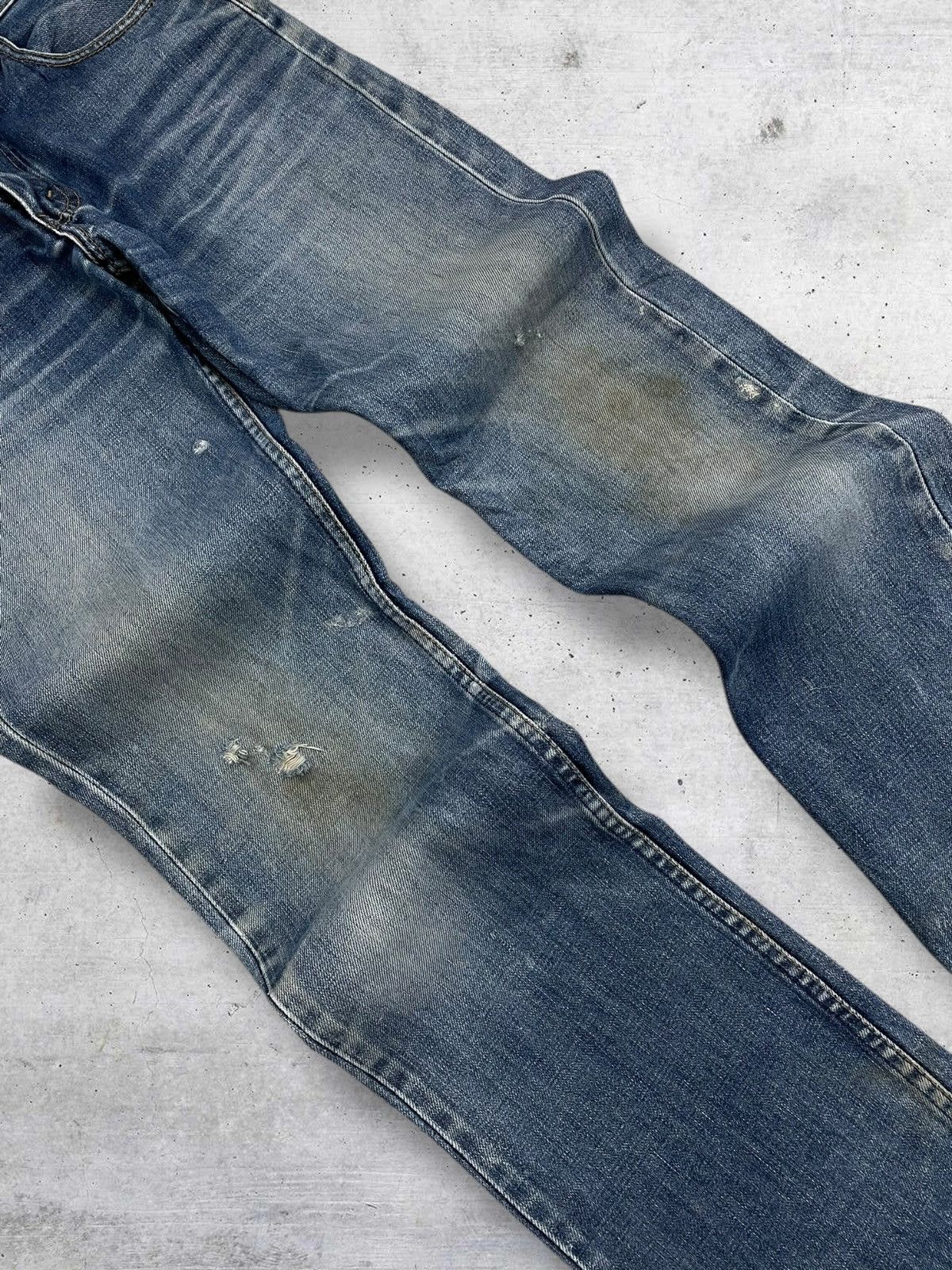 Levi's Vintage Clothing VINTAGE 501 LEVIS USA DESIGNER 90S OG OLD RIPPED MUD DENIM Size US 26 / EU 42 - 6 Thumbnail