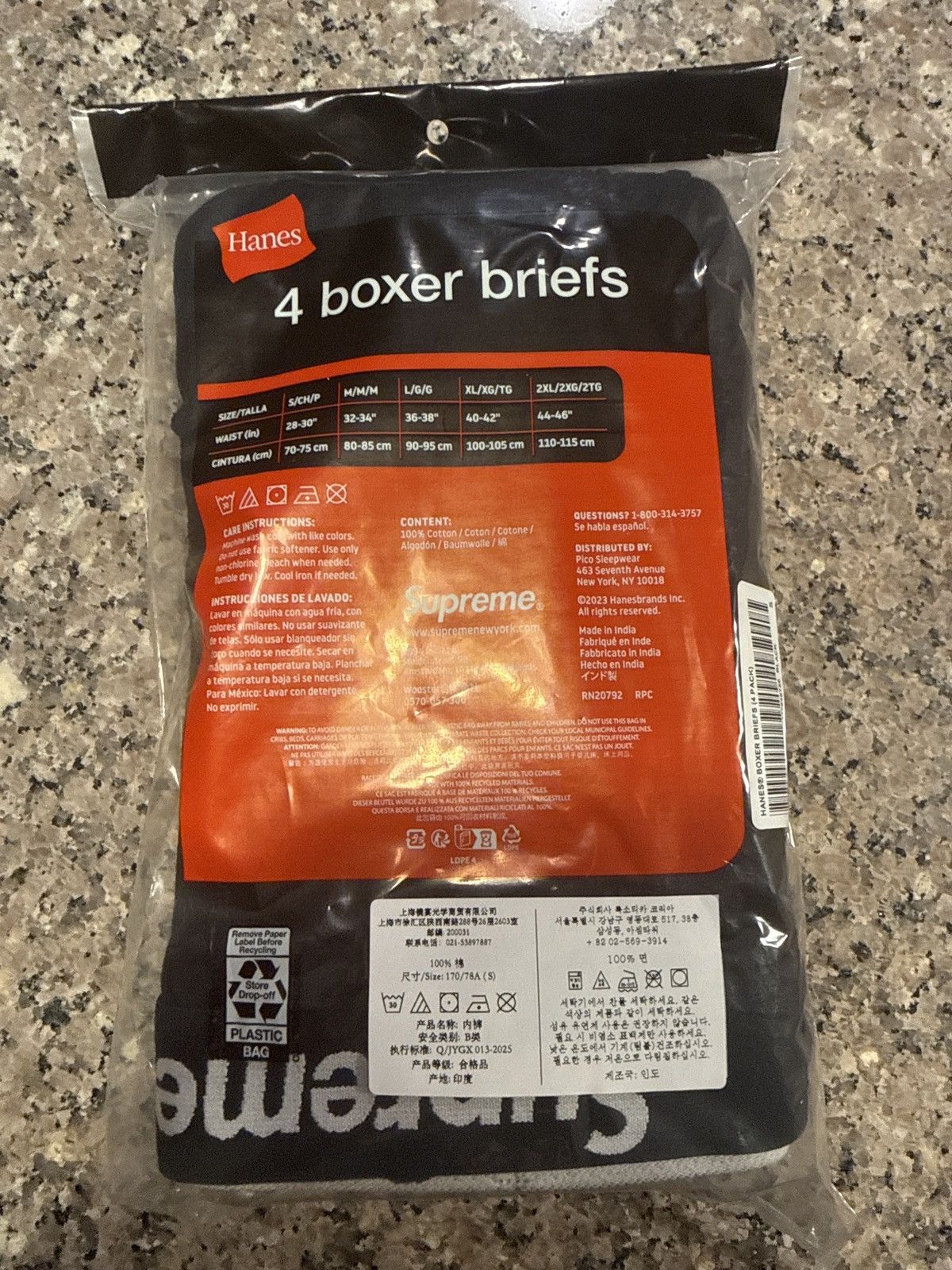 Supreme NEW UNOPENED PACK SUPREME BOXERS Size 30 - 2 Thumbnail