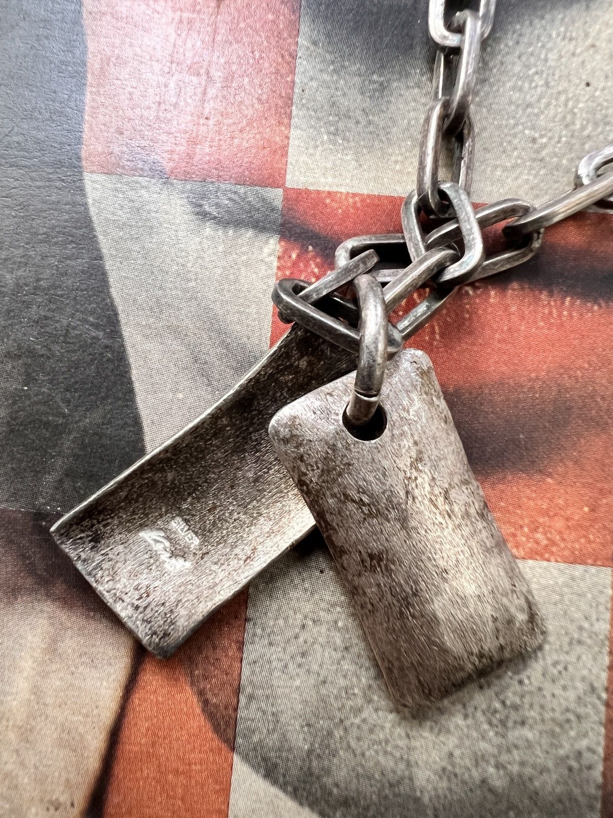 Japanese Brand Ken’s “So What” Brush Silver 925 Big Chain Necklace Size ONE SIZE - 5 Thumbnail