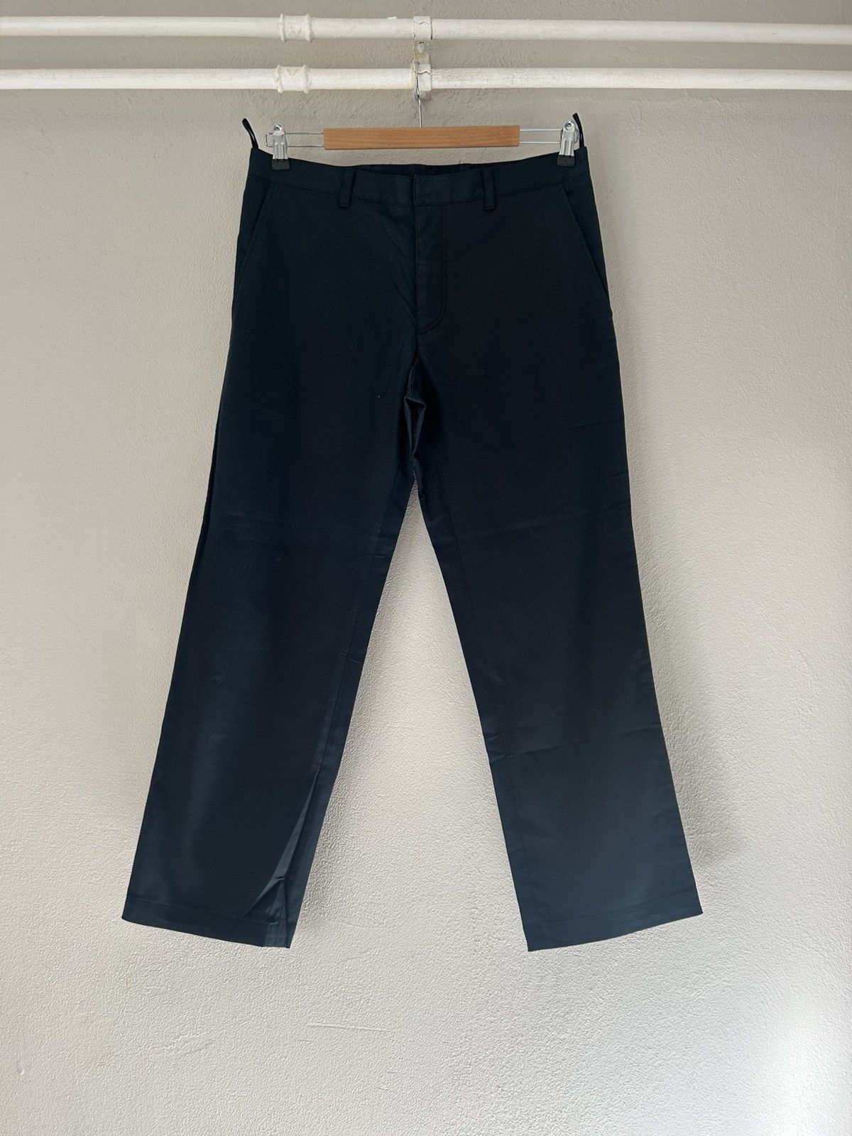 Prada Prada Navy Cotton Blend Pants - Size 50 Size US 34 / EU 50 - 1 Thumbnail