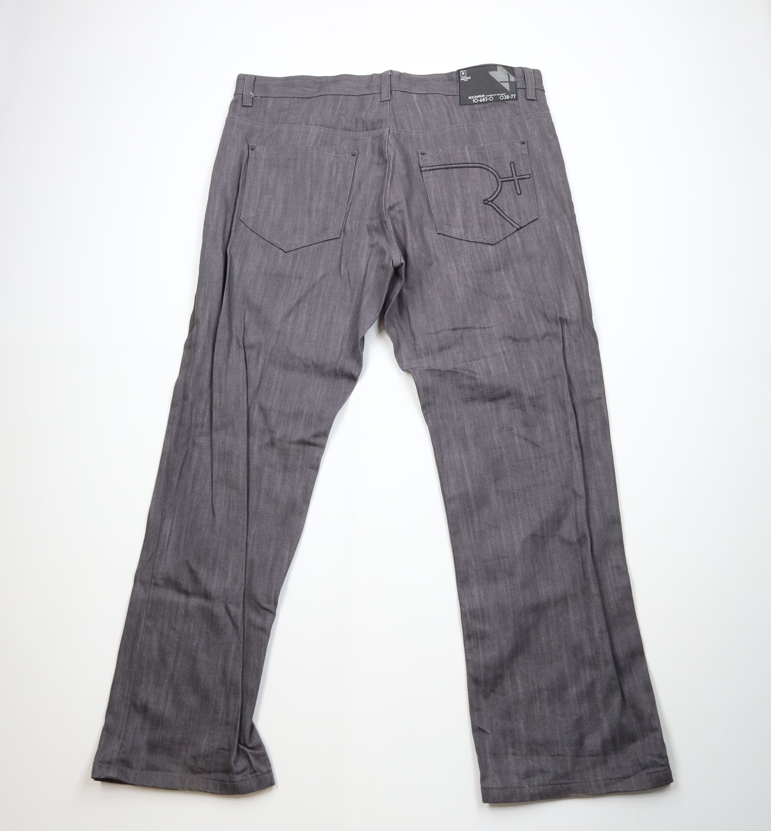 Rocawear Vintage 90s Y2K Rocawear Relaxed Fit Wide Leg Denim Jeans Size US 42 / EU 58 - 8 Thumbnail