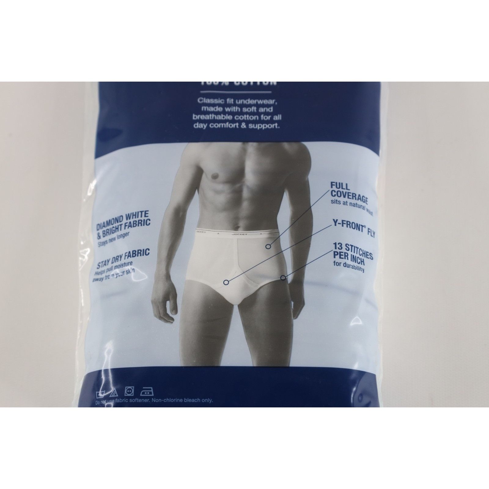Jockey Deadstock Vtg Y2K 2013 Jockey Mens 36 4 Pack Y Front Full Ri Size 36 - 7 Thumbnail