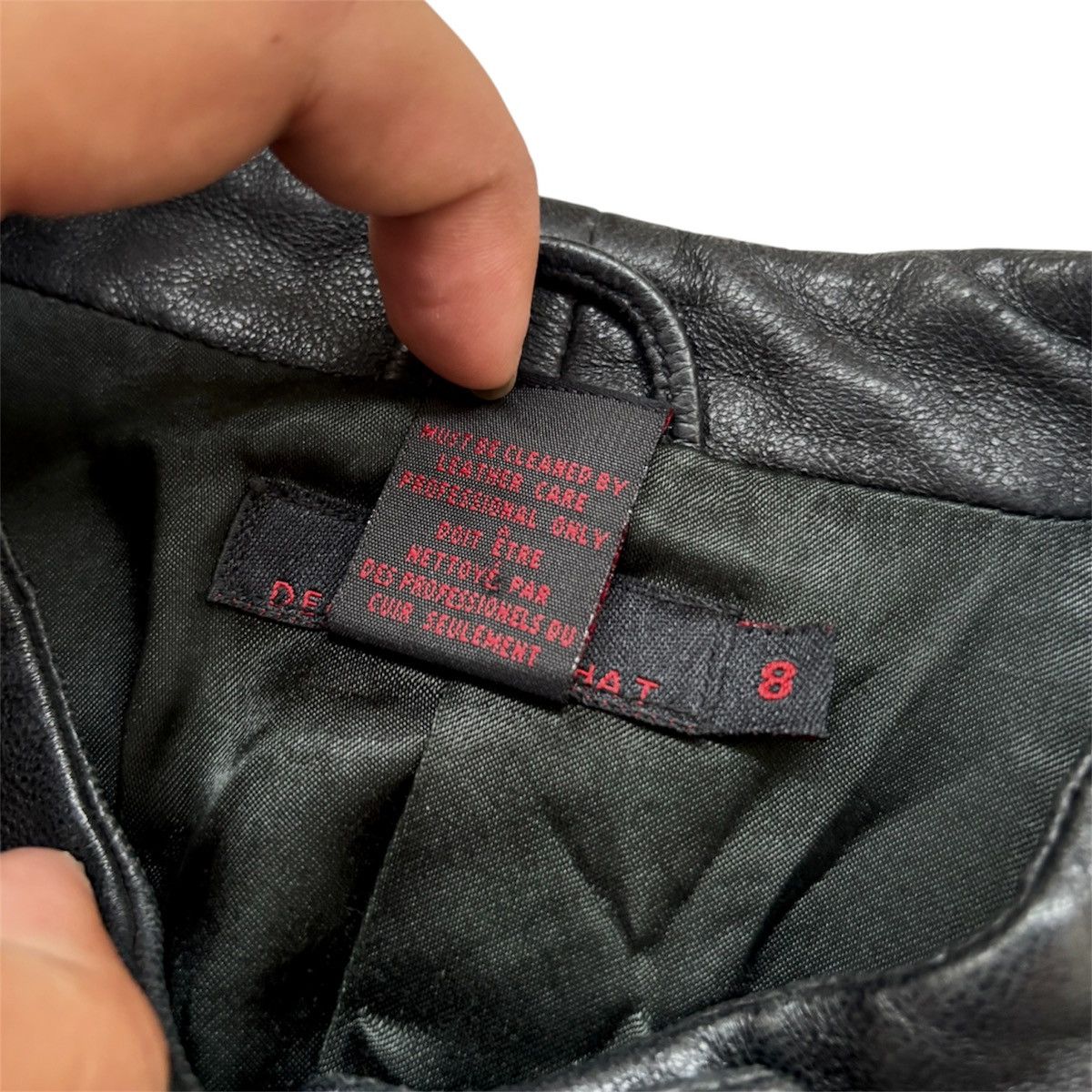 Japanese Brand 90s Ifsixwasnine Leather Jacket Debbie Shuchat Size M / US 6-8 / IT 42-44 - 5 Thumbnail
