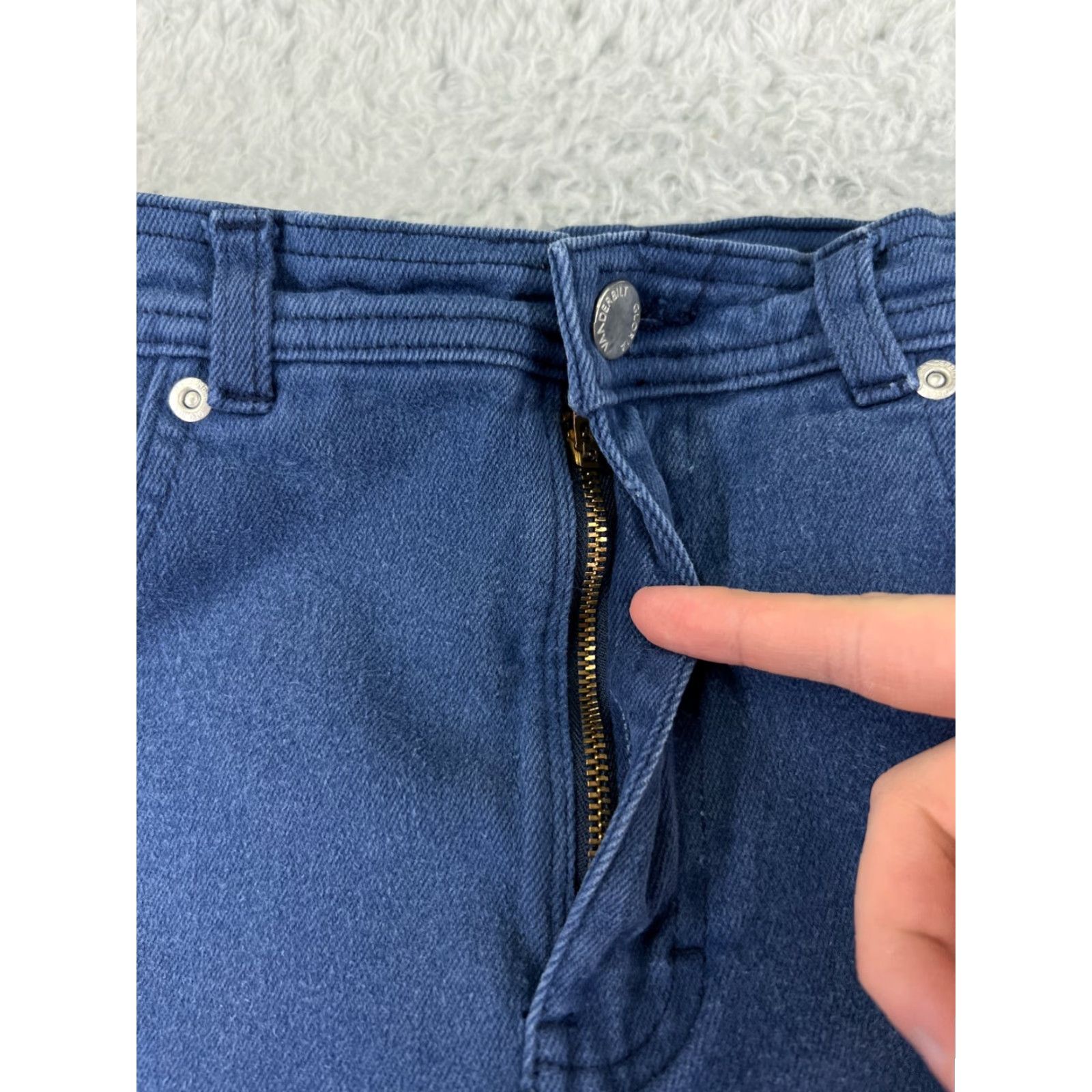Gloria Vanderbilt Gloria Vanderbilt Amanda Jeans Women's 28 Blue Denim Cotton Blend Stretch 28x26 Jeans Women's 5-Pocket Design Regular Blue 90s? Size 28" / US 6 / IT 42 - 6 Thumbnail