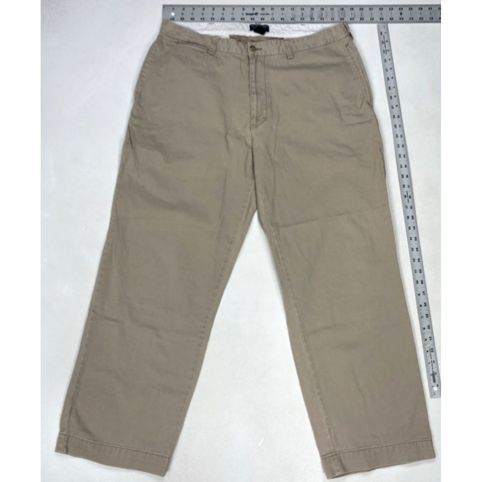 Polo Ralph Lauren VINTAGE Polo Jeans Ralph Lauren Chino Pants Men 38 x 29 Beige Size US S / EU 44-46 / 1 - 7 Thumbnail