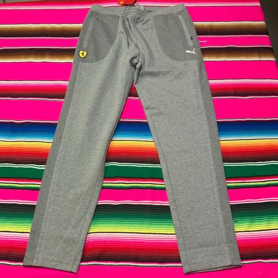 Puma NWT XL Puma Scuderia Ferrari Grey Sweatpants Formula 1 Size US 36 / EU 52 - 2 Thumbnail