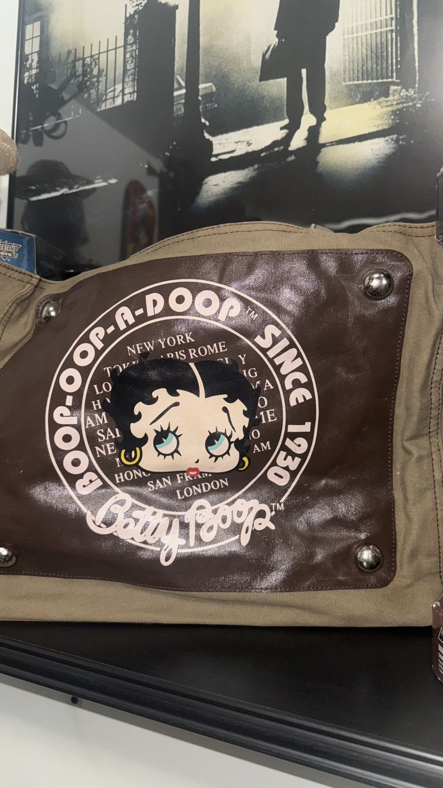 Japanese Brand × Vintage Vintage / Y2K 2000s Betty Boop Canvas Book Bag Size ONE SIZE - 2 Thumbnail