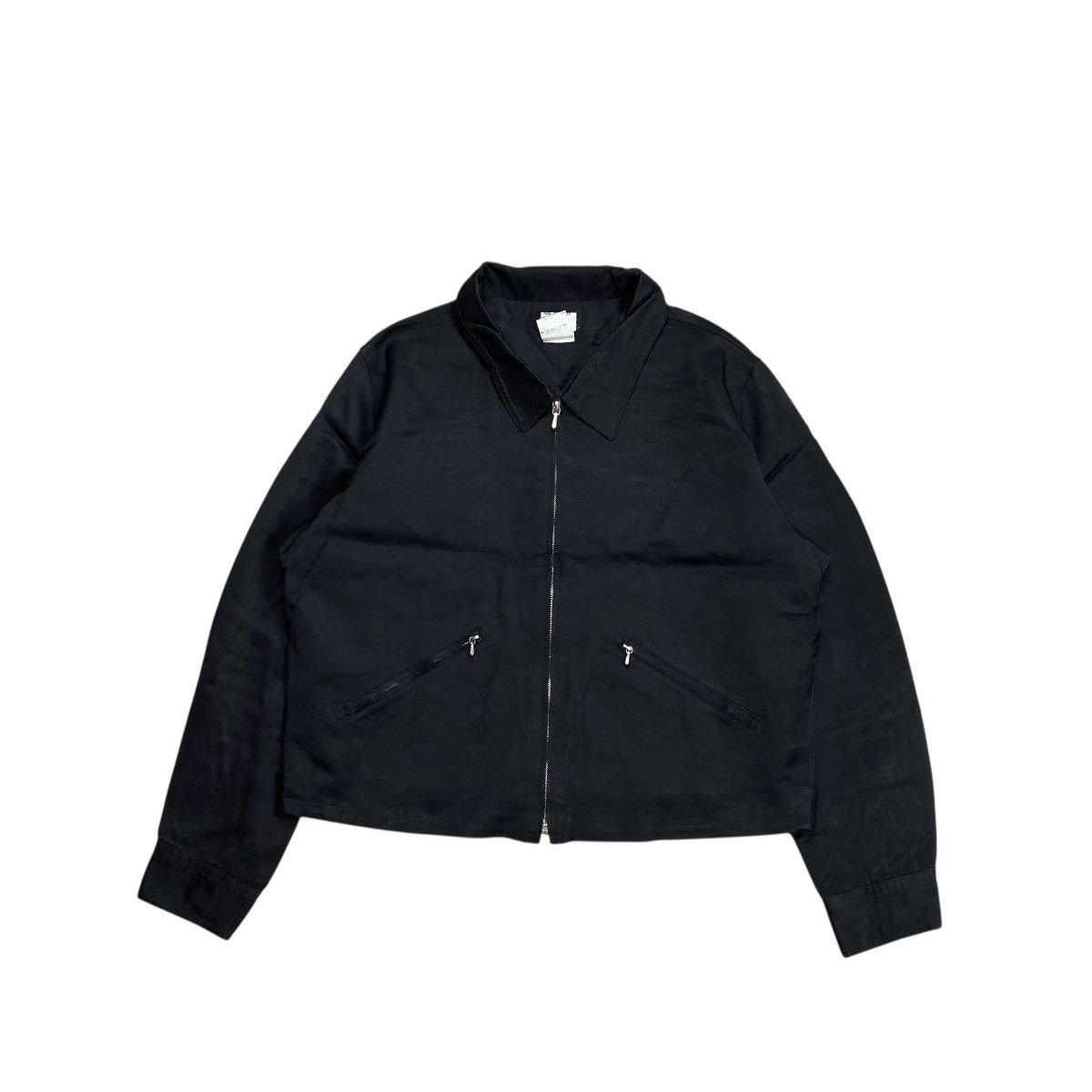 Agnes B Lizard Embroidered Work Jacket Boxy Fit