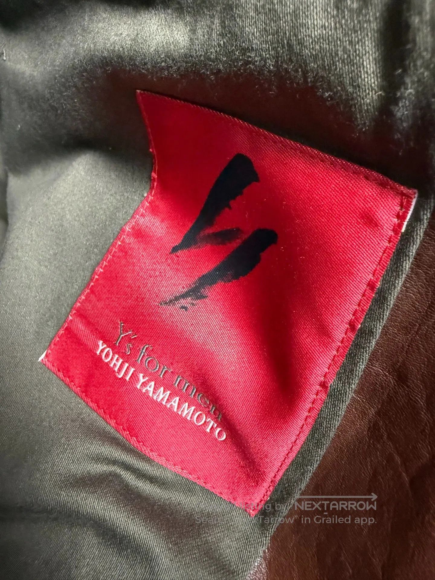 Y's for Men Yohji Yamamoto Y's Men's Leather Jacket. Size US M / EU 48-50 / 2 - 8 Thumbnail
