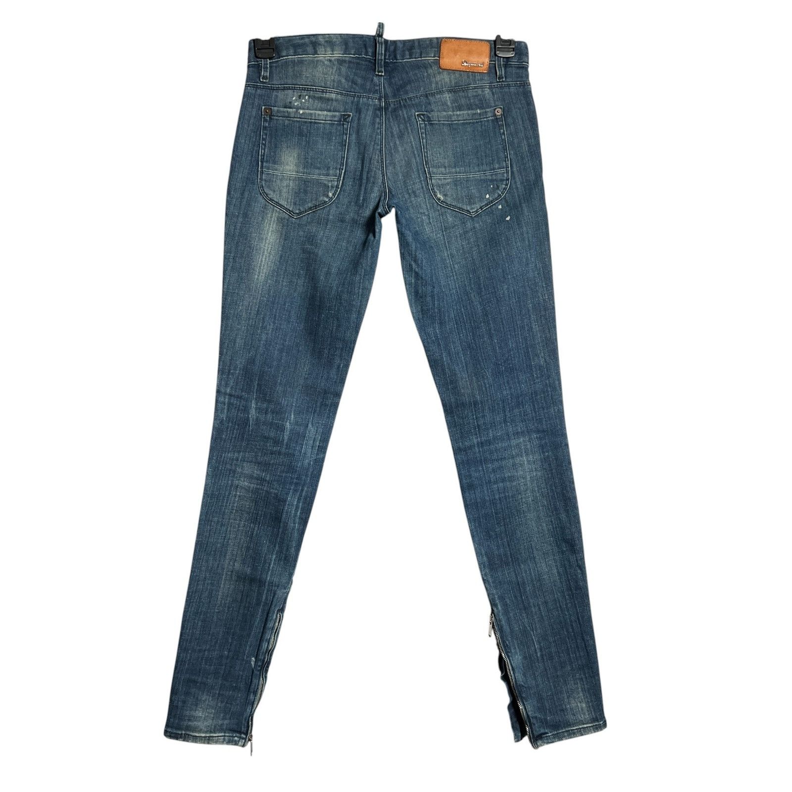 Dsquared2 Dsquared2 Paint Splatter Skinny Jeans Distressed Italy 40 Size US 29 - 2 Thumbnail