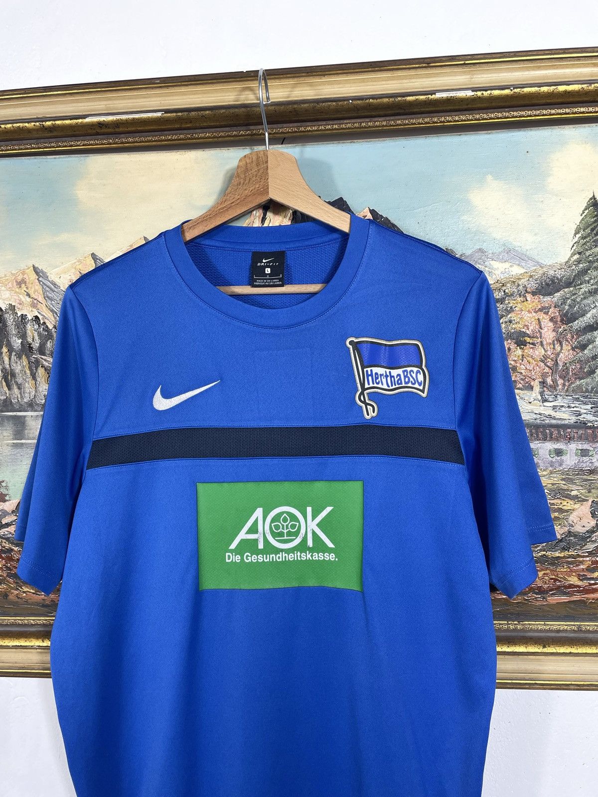 Nike Nike Hertha BSC Berlin T-shirt Tee Jersey Football Soccer Size US L / EU 52-54 / 3 - 4 Thumbnail