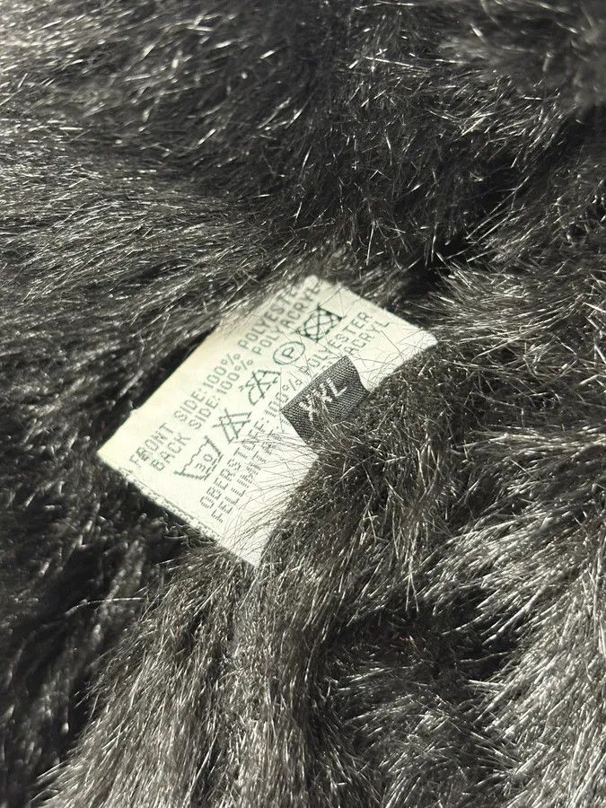 Balmain 2000s Balmain Black Faux Fur Classy Jacket Size M / US 6-8 / IT 42-44 - 9 Thumbnail