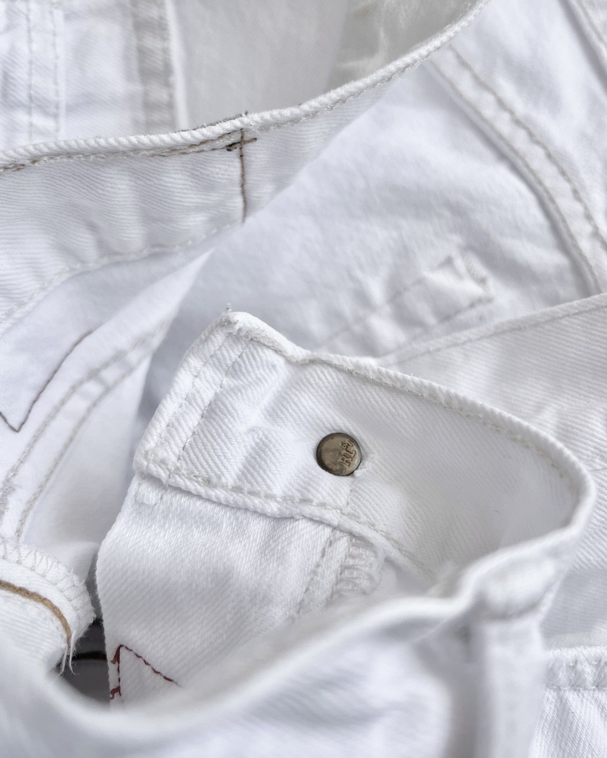 Polo Ralph Lauren POLO RALPH LAUREN WHITE DENIM Size US 35 - 13 Thumbnail