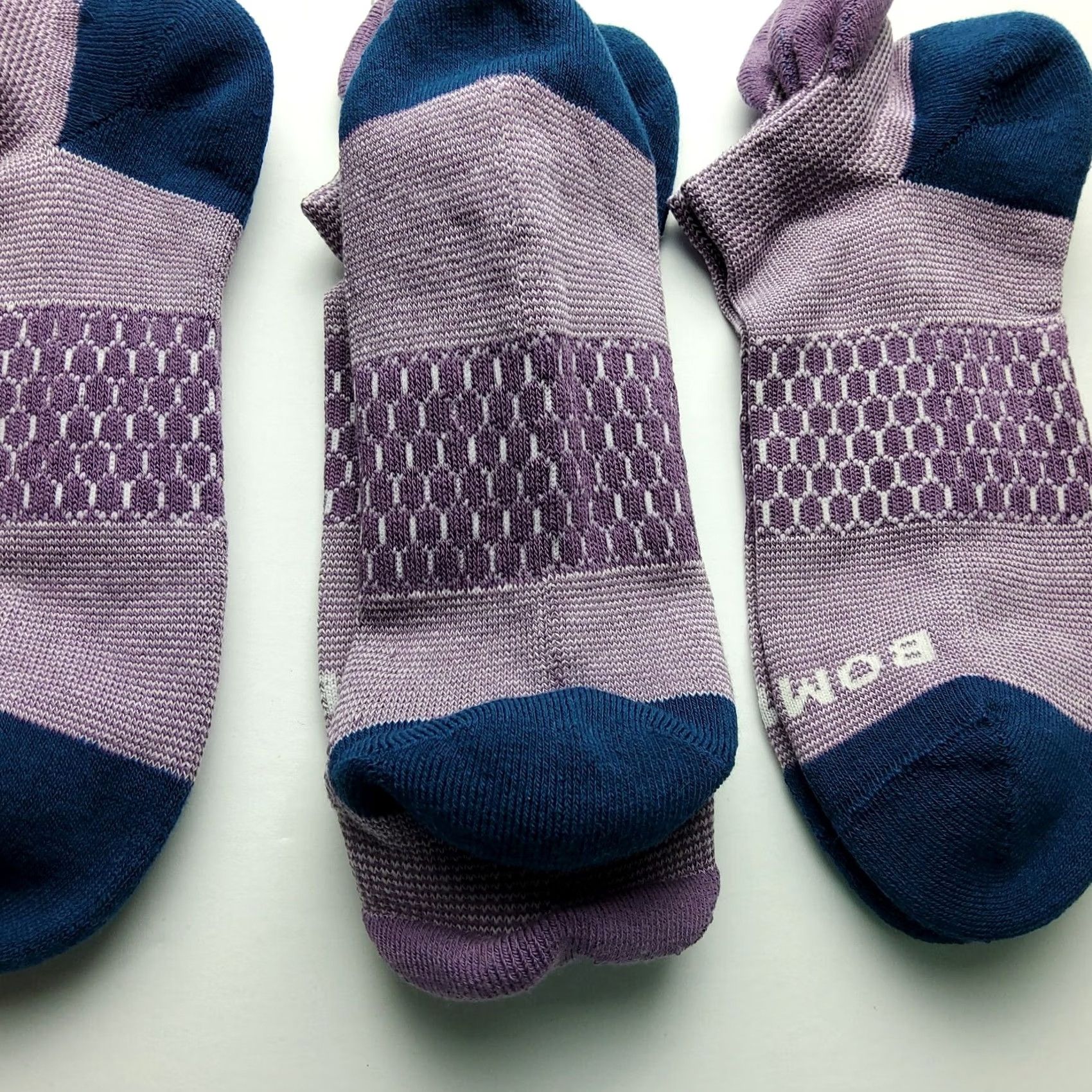 Vintage Bombas Stripe Pattern Lightweight Ankle Socks Lot Of 3 Size M Womens Size ONE SIZE - 4 Thumbnail