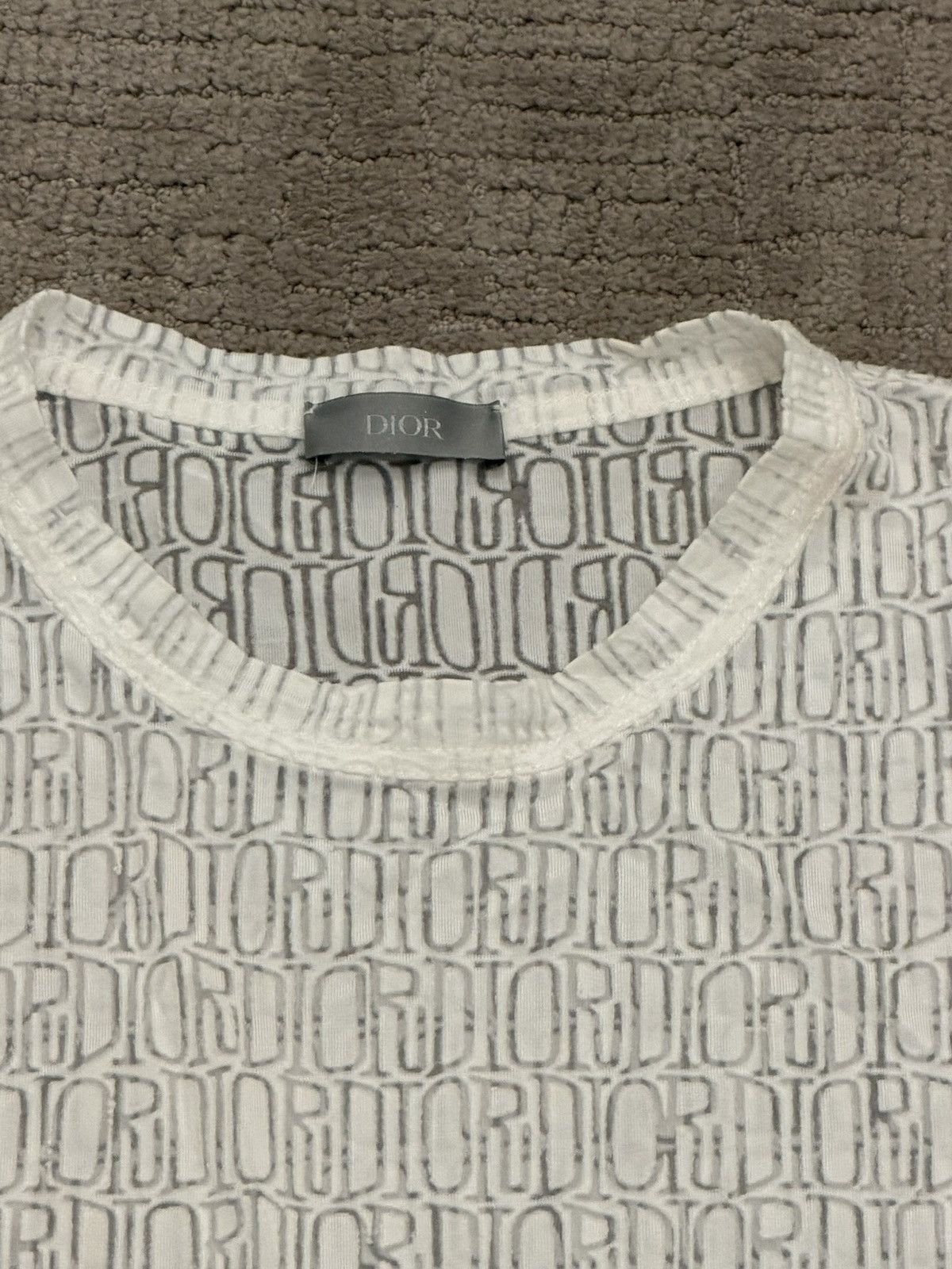 Dior Stussy Collaboration Logo Tee Size US M / EU 48-50 / 2 - 2 Thumbnail
