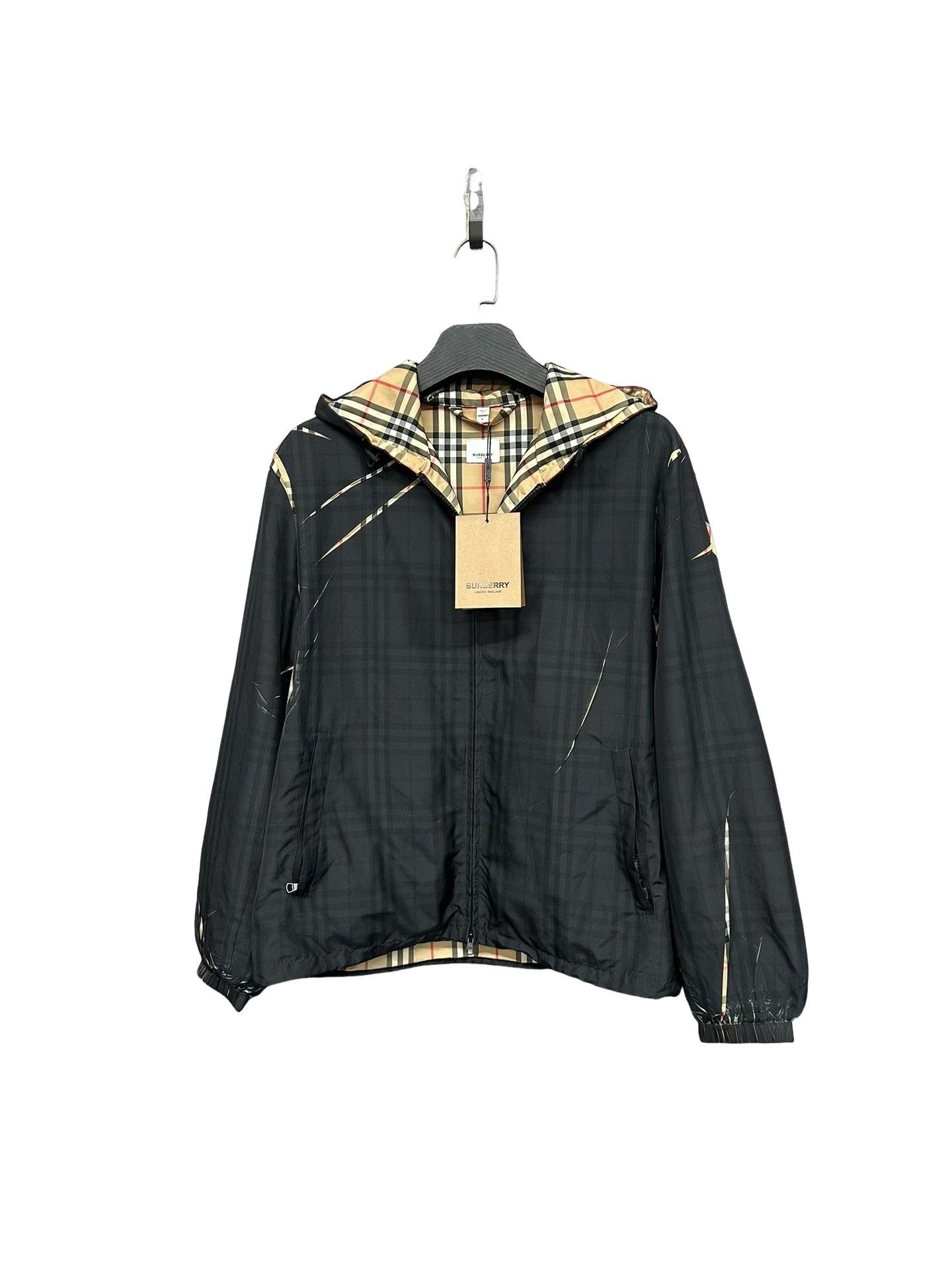 Burberry Burberry Sliced Check Hooded Jacket Size US M Size US M / EU 48-50 / 2 - 1 Thumbnail