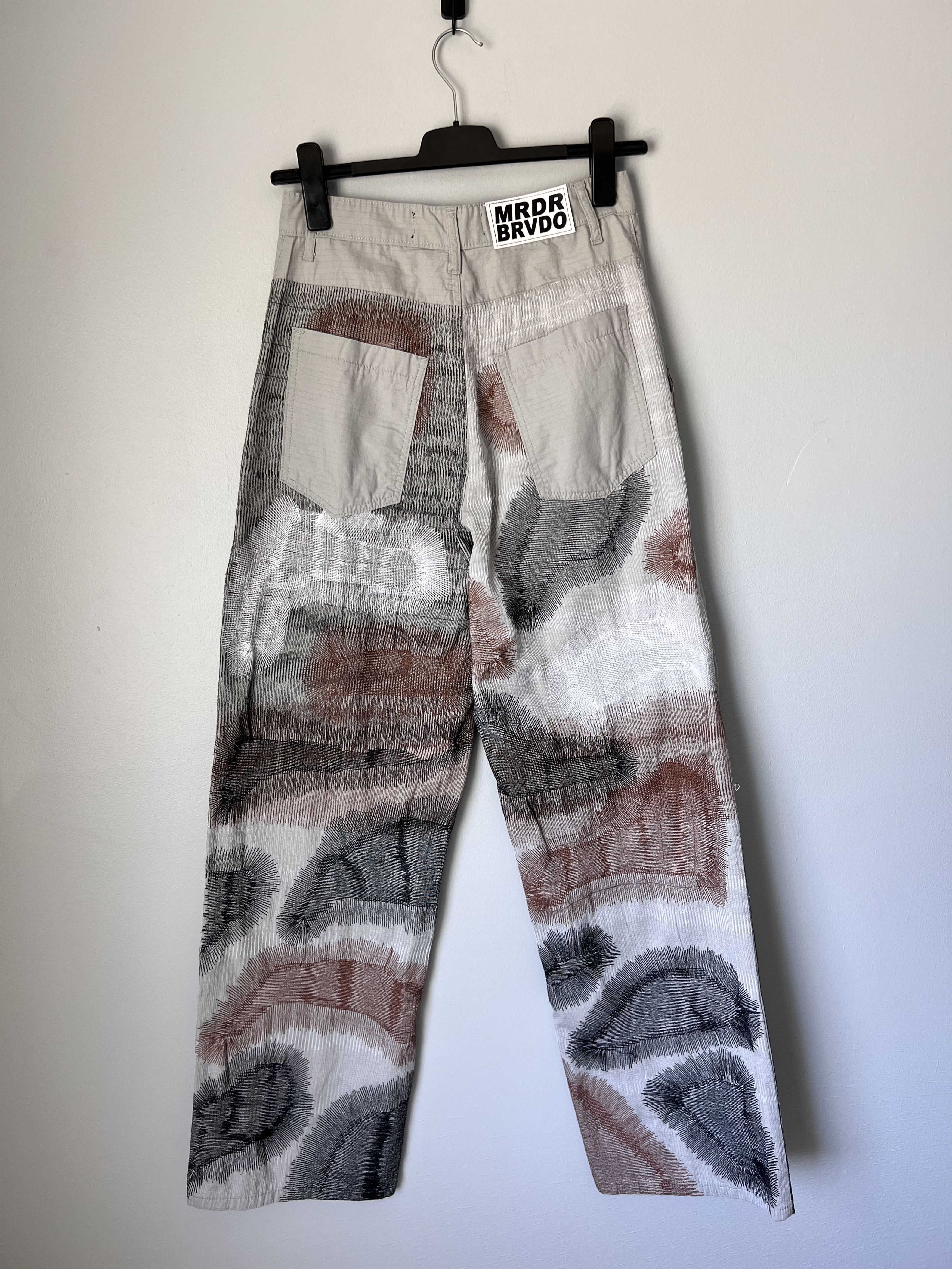 Who Decides War Who Decides War Darning Cargo Pants in Grey Size US 30 / EU 46 - 4 Thumbnail