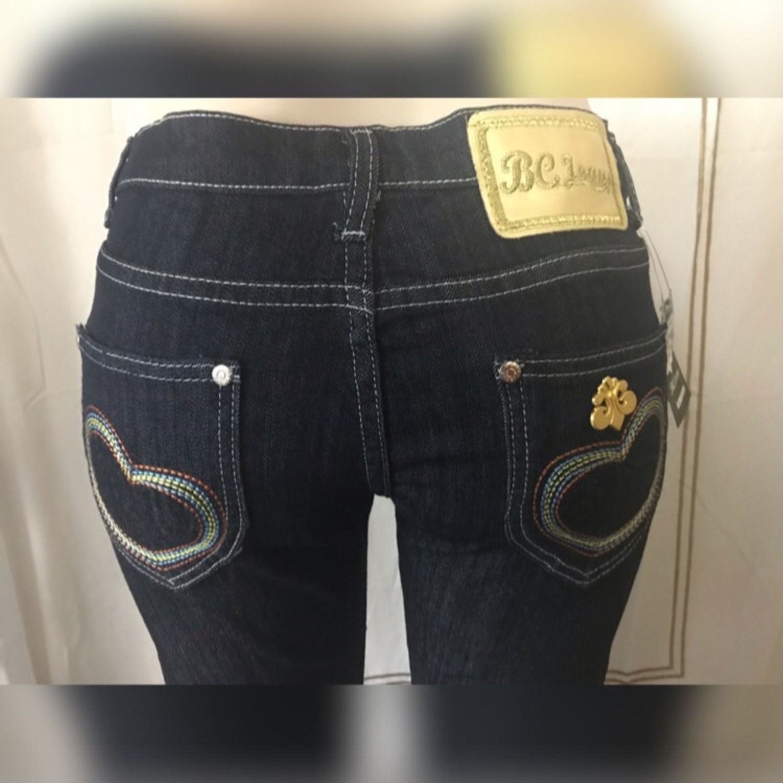 Other BC Jeans New Orleans Saints Embellished Jeans Size 30" / US 8 / IT 44 - 4 Thumbnail