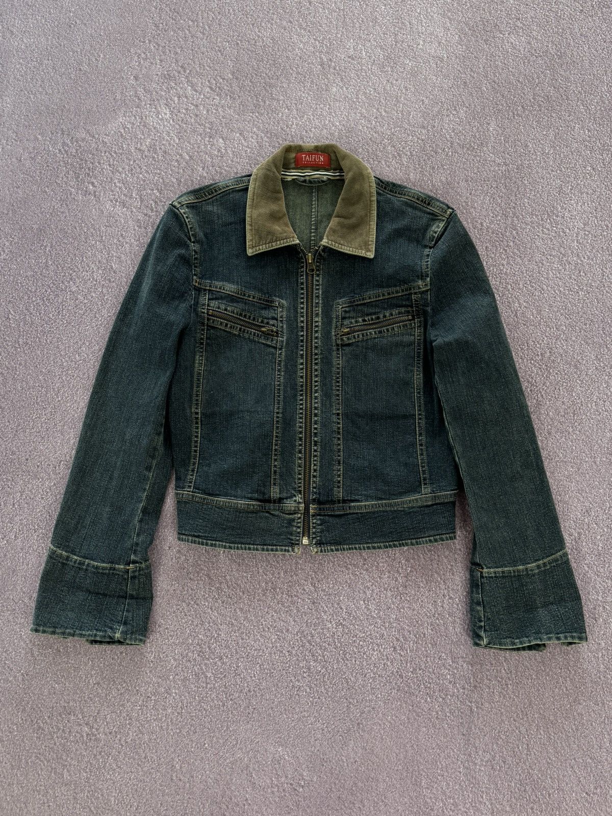 If Six Was Nine Japanese Brand Y2K Denim Jacket With Flared Sleeves Size M / US 6-8 / IT 42-44 - 1 Thumbnail